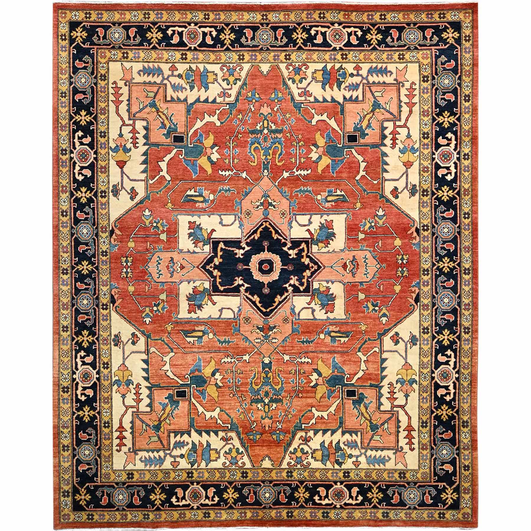 Heriz-Hand-Knotted-Rug-431005