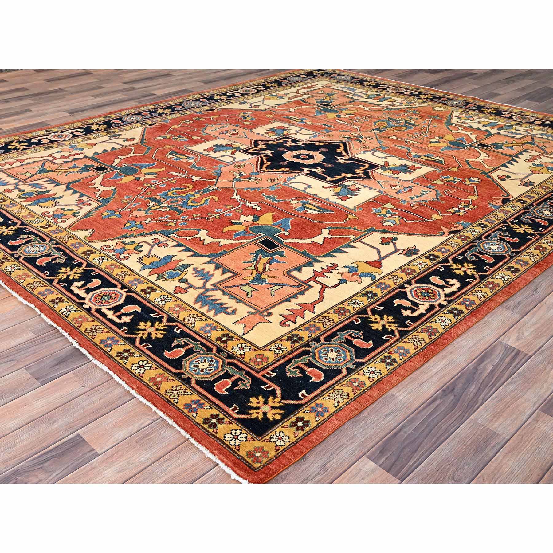 Heriz-Hand-Knotted-Rug-431005