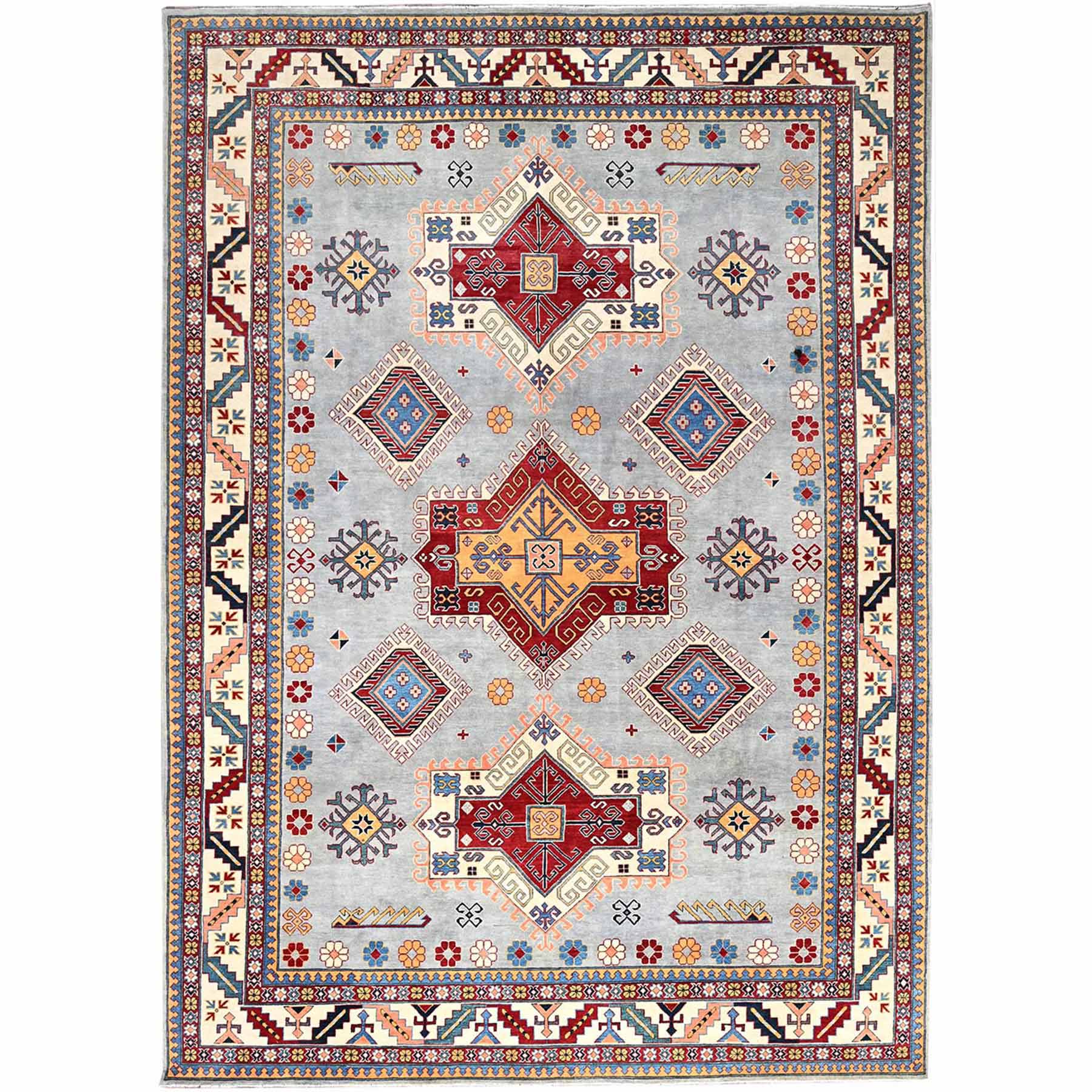 Kazak-Hand-Knotted-Rug-431065