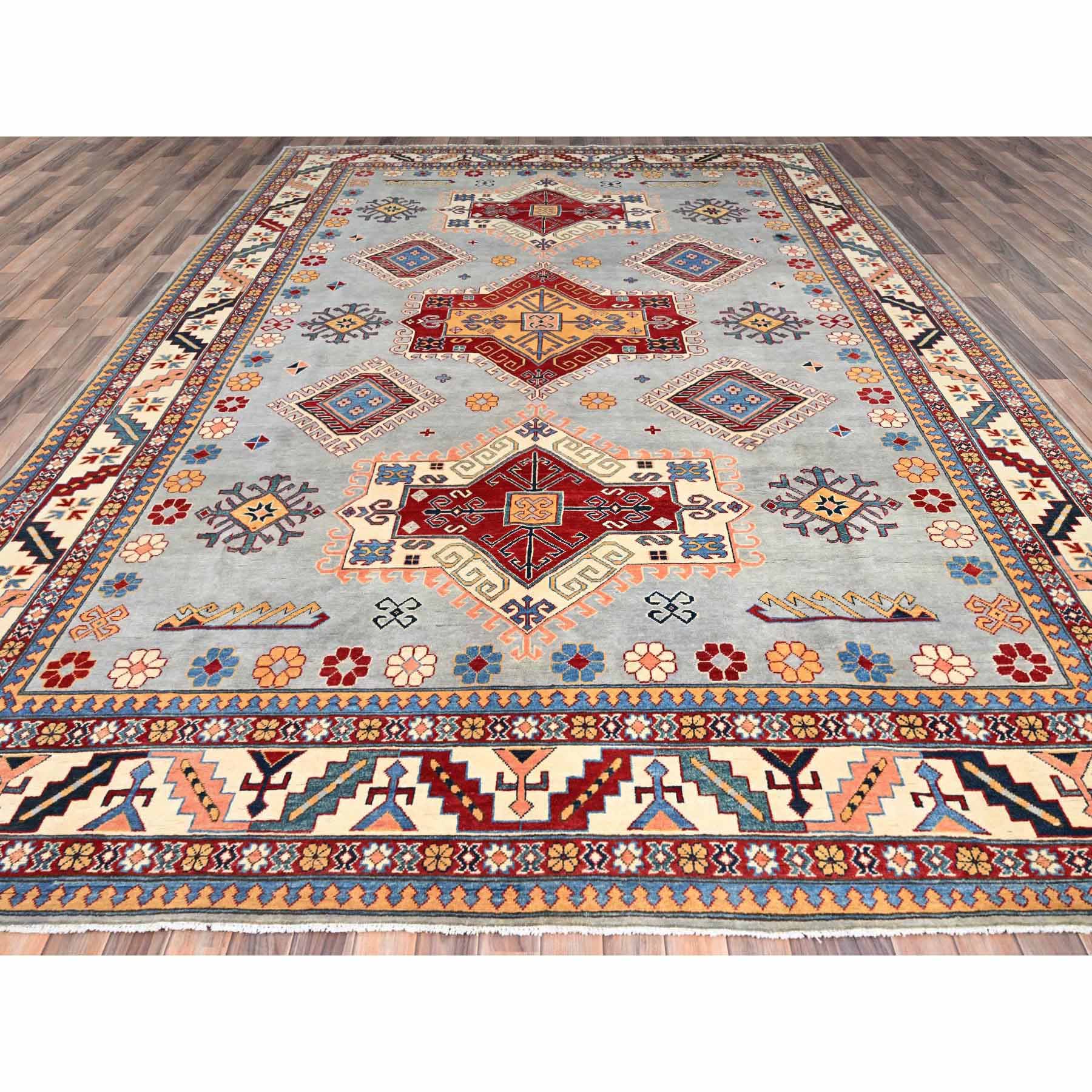 Kazak-Hand-Knotted-Rug-431065