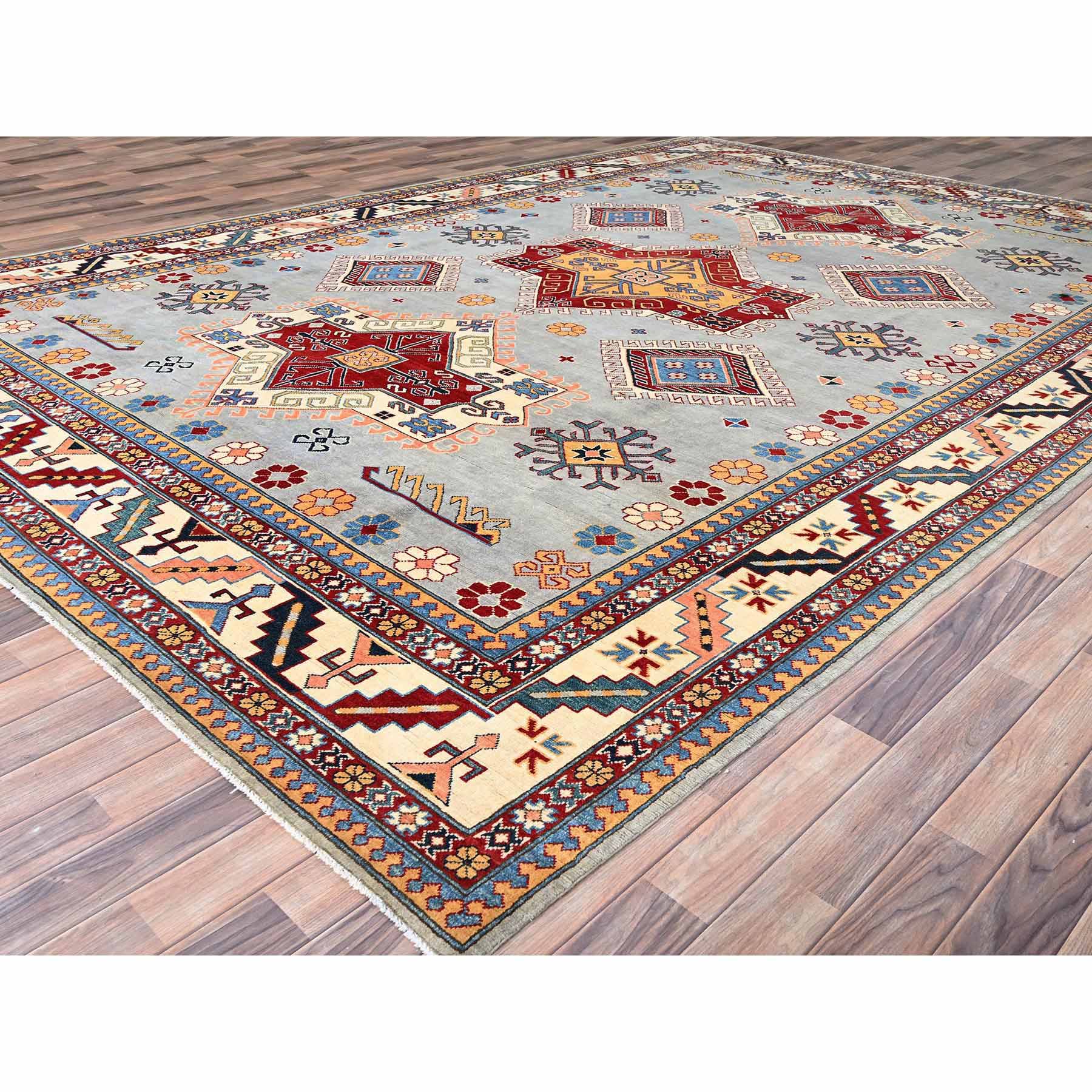 Kazak-Hand-Knotted-Rug-431065