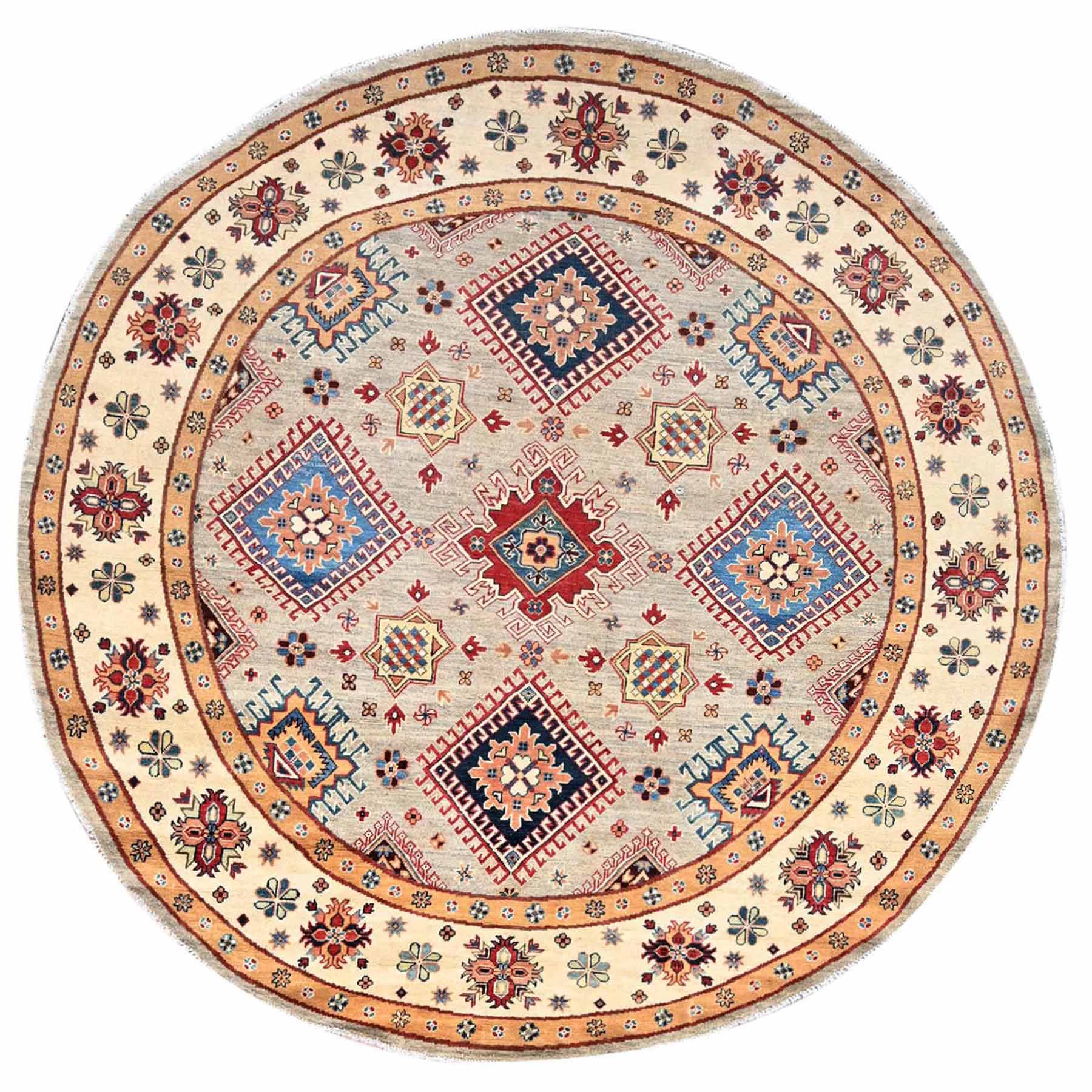 Kazak-Hand-Knotted-Rug-431100