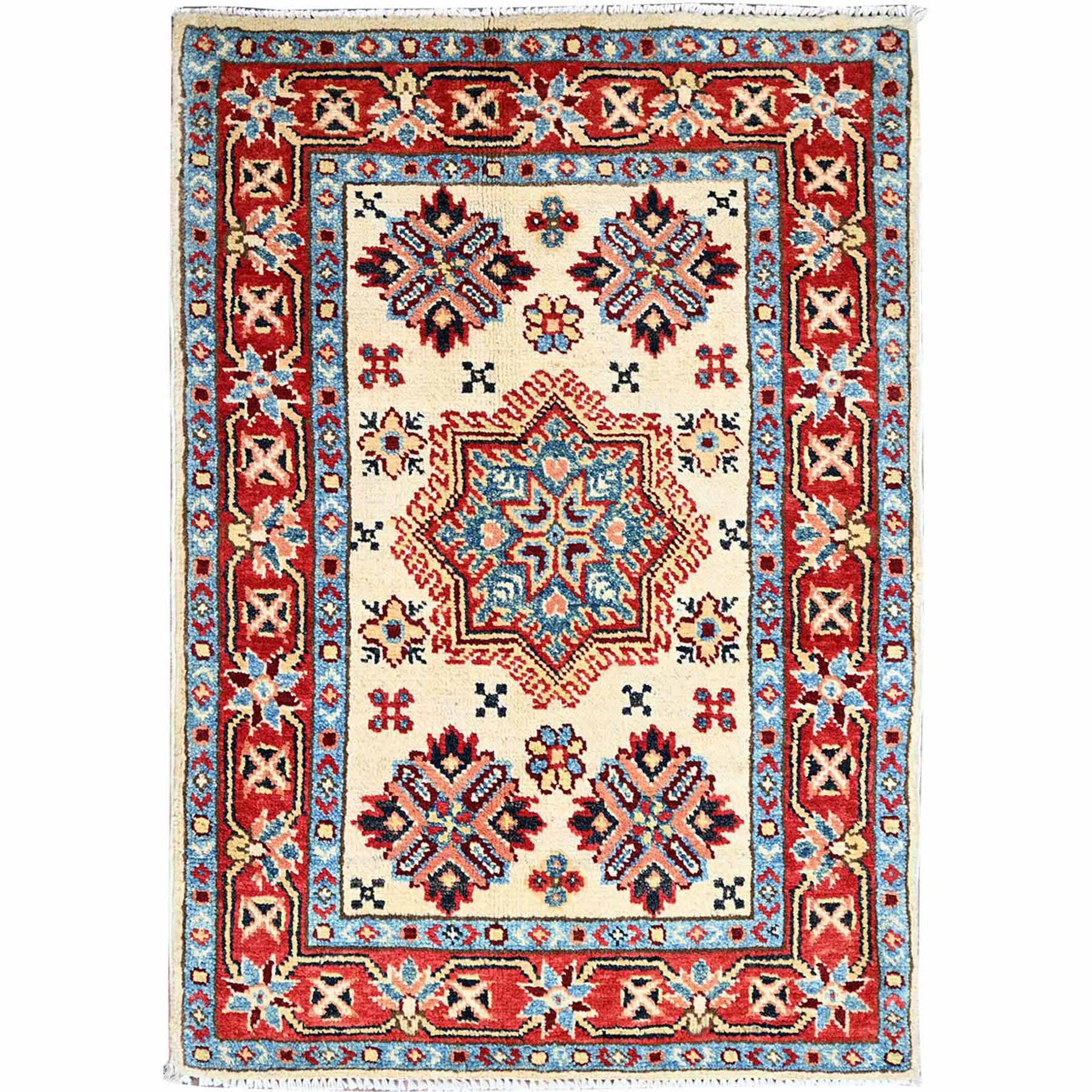 Kazak-Hand-Knotted-Rug-431110