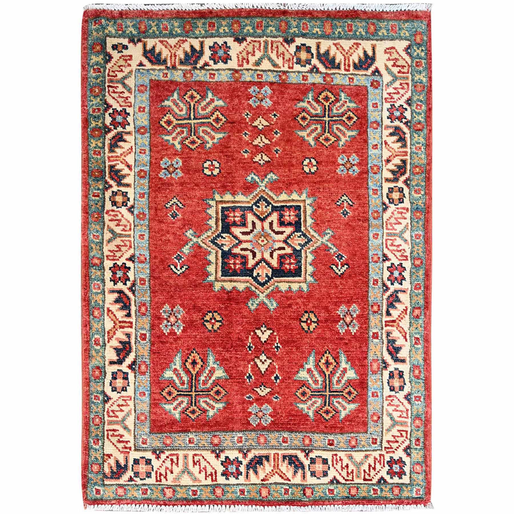 Kazak-Hand-Knotted-Rug-431215