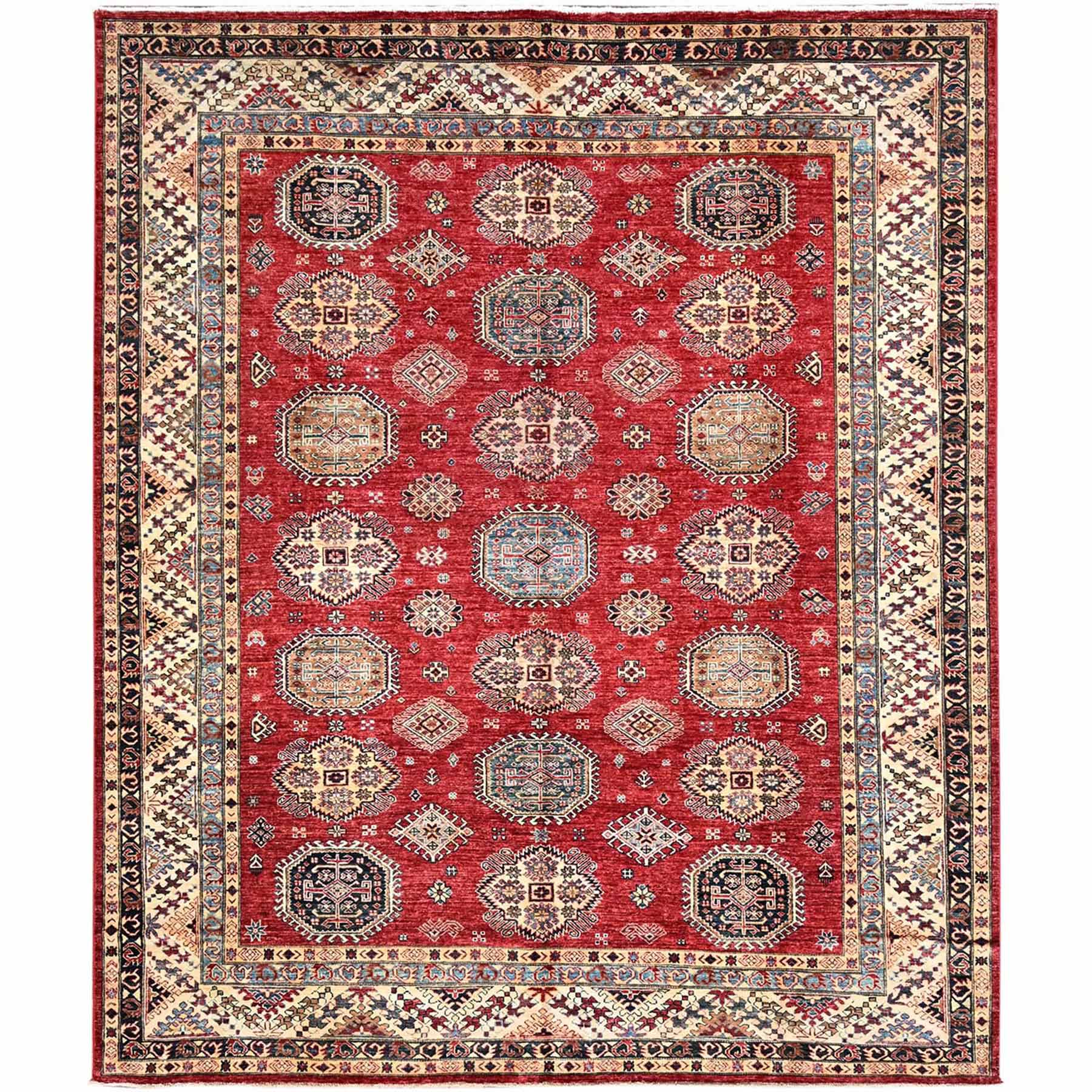 Kazak-Hand-Knotted-Rug-431335