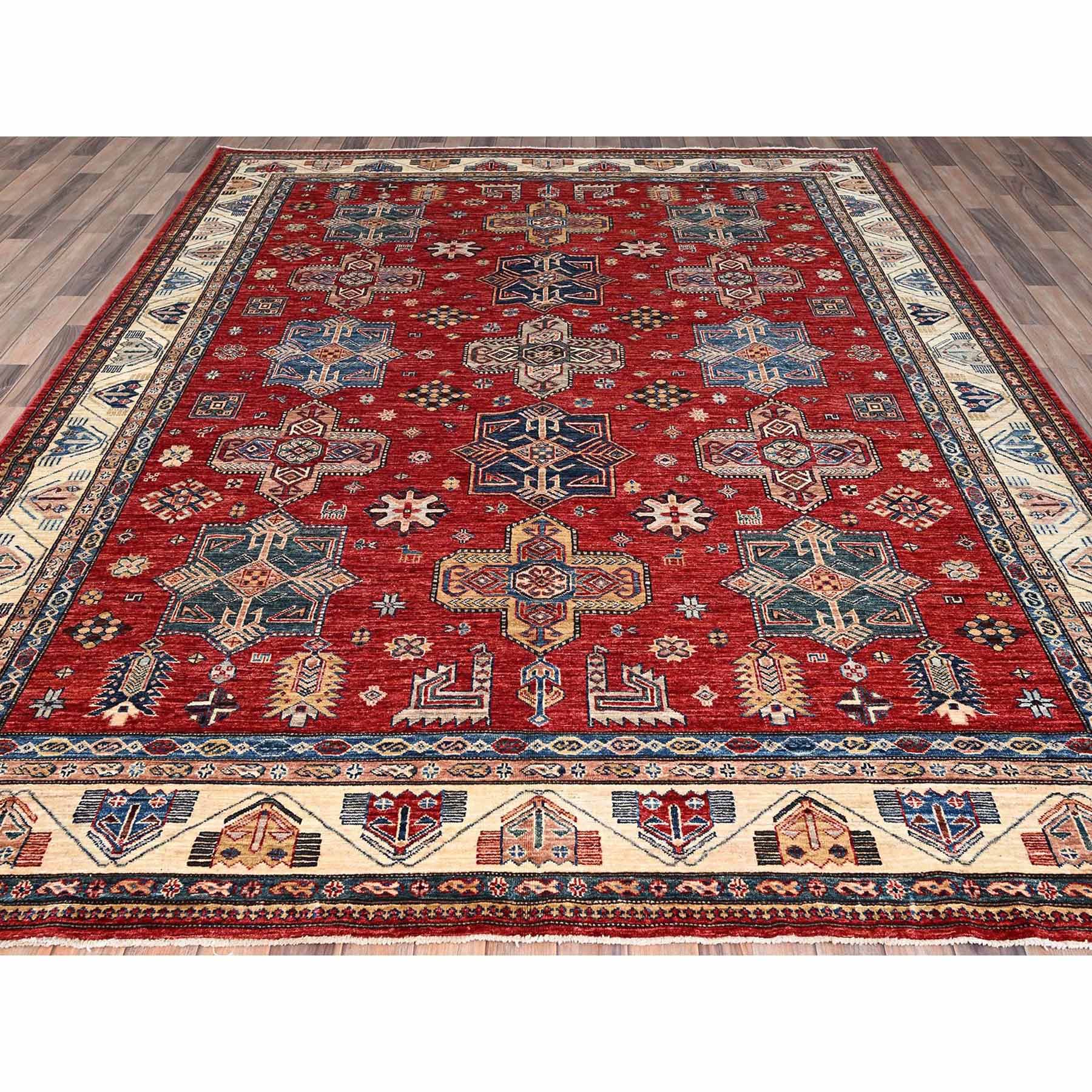 Kazak-Hand-Knotted-Rug-431345
