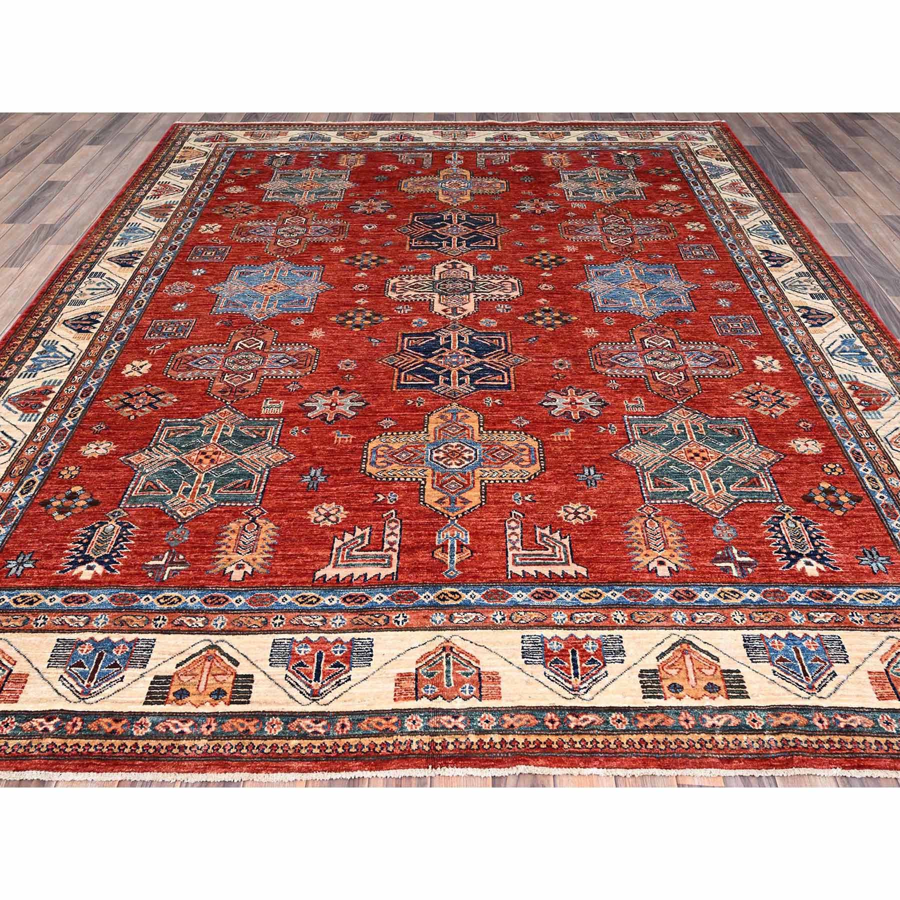 Kazak-Hand-Knotted-Rug-431365