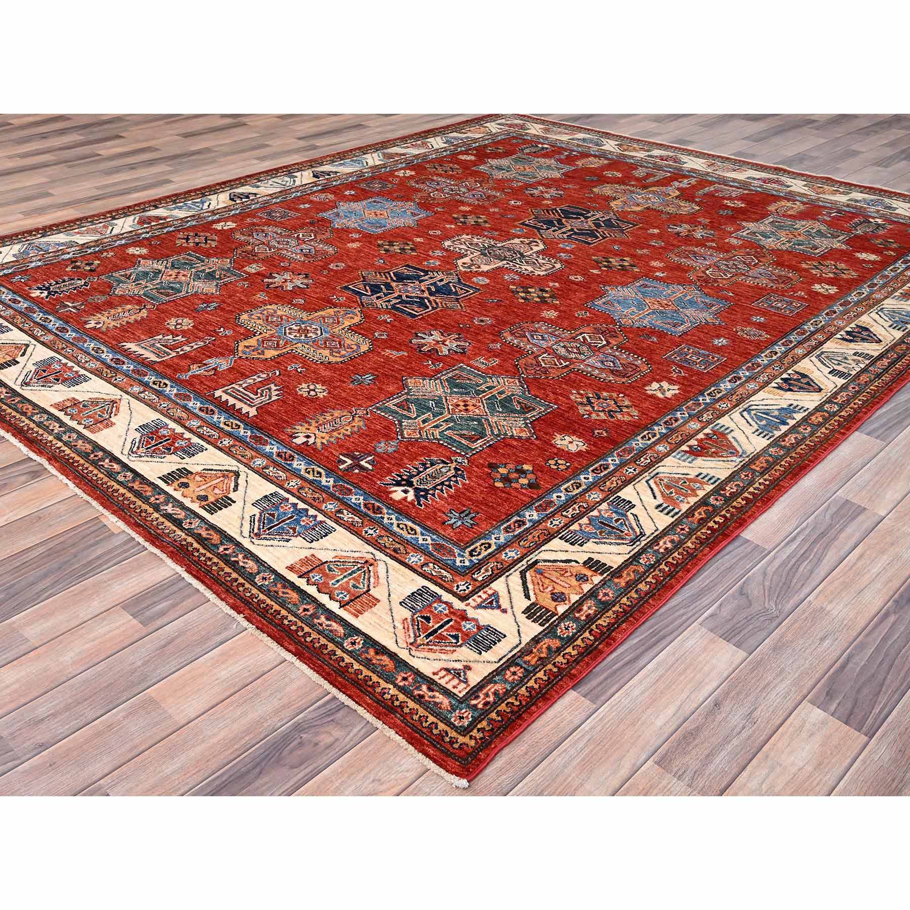 Kazak-Hand-Knotted-Rug-431365