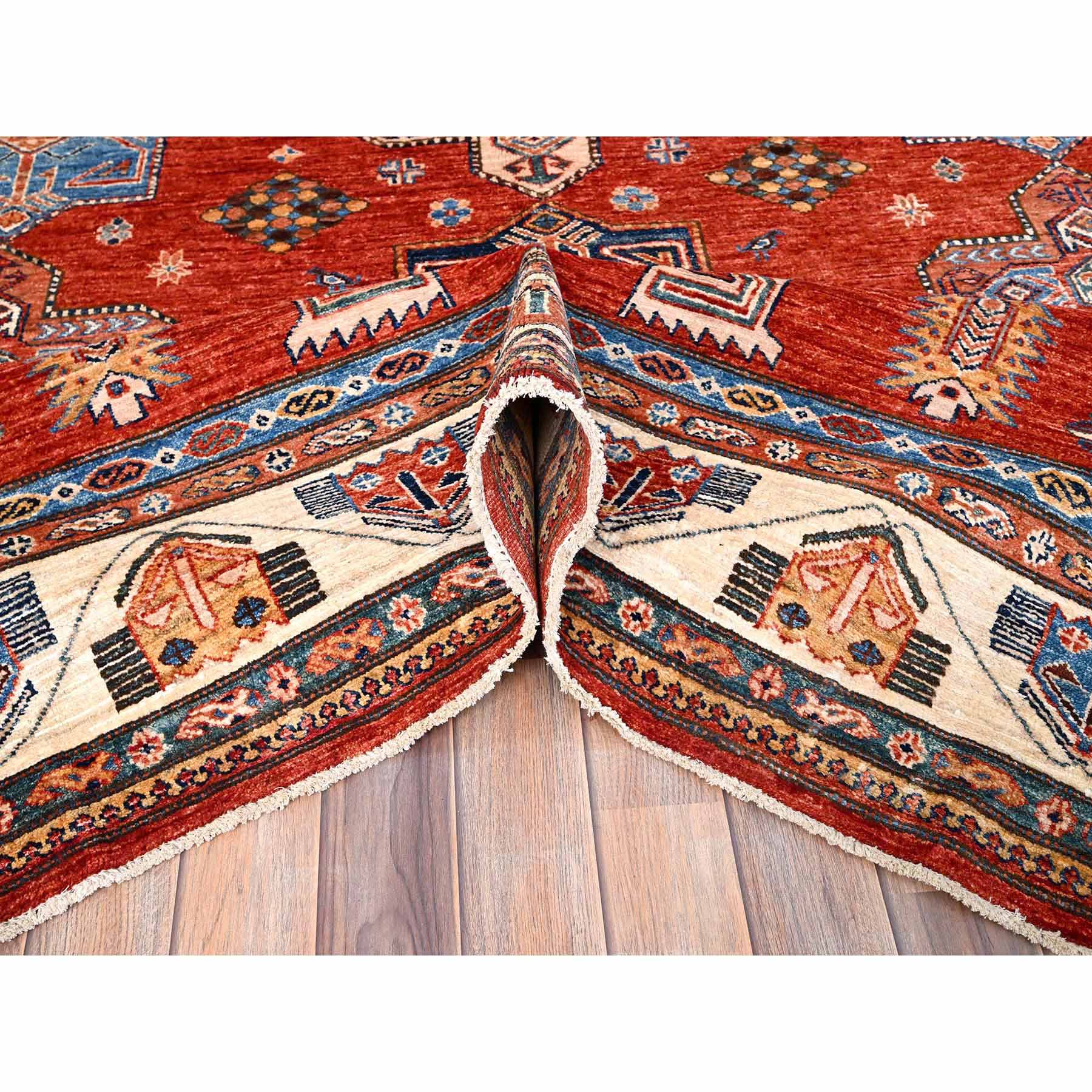 Kazak-Hand-Knotted-Rug-431365