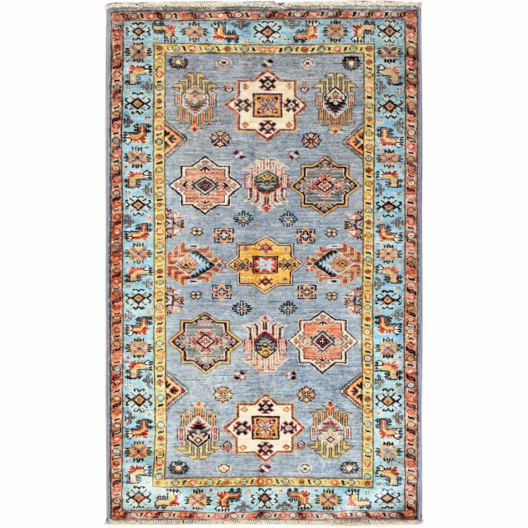 Kazak-Hand-Knotted-Rug-431540