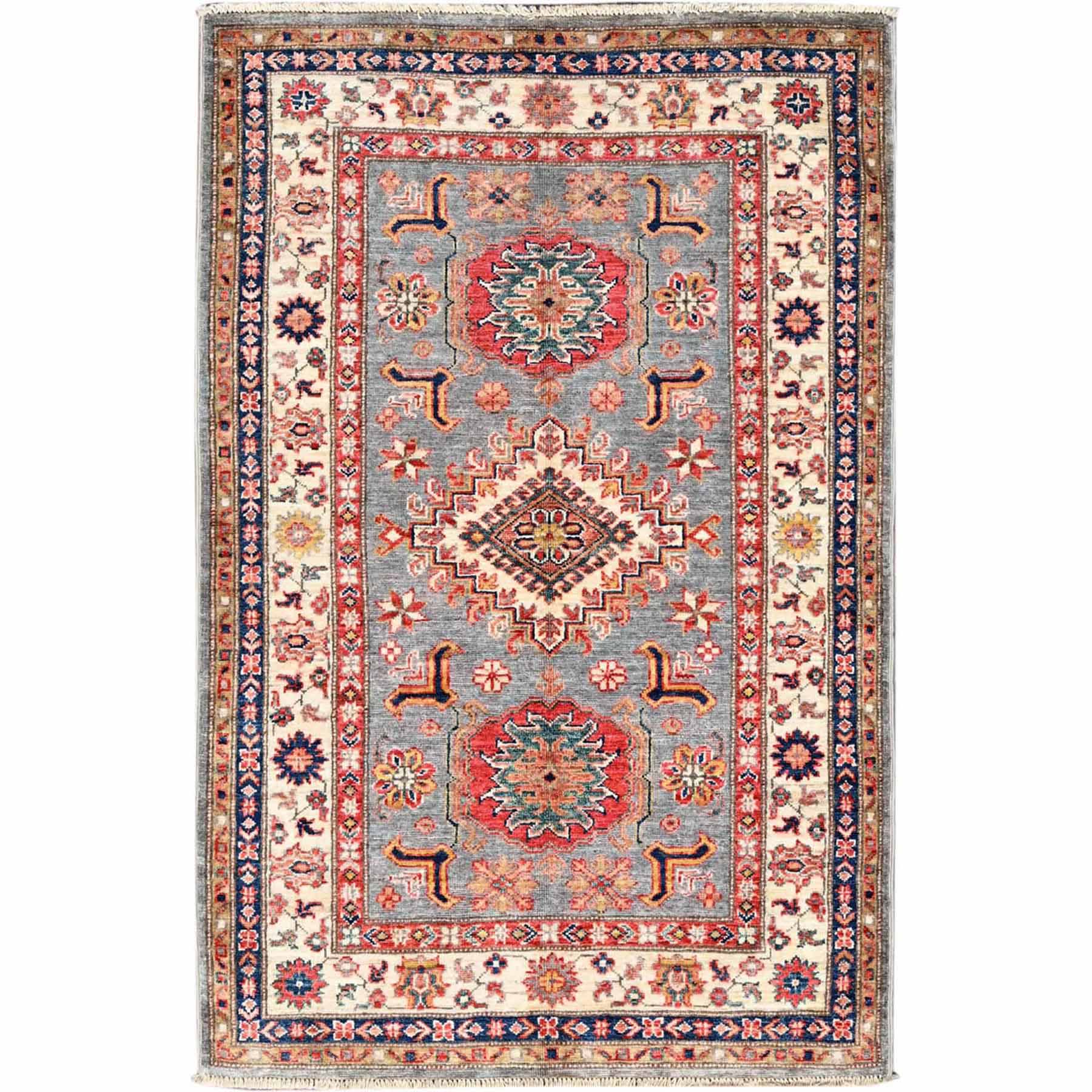 Kazak-Hand-Knotted-Rug-431575