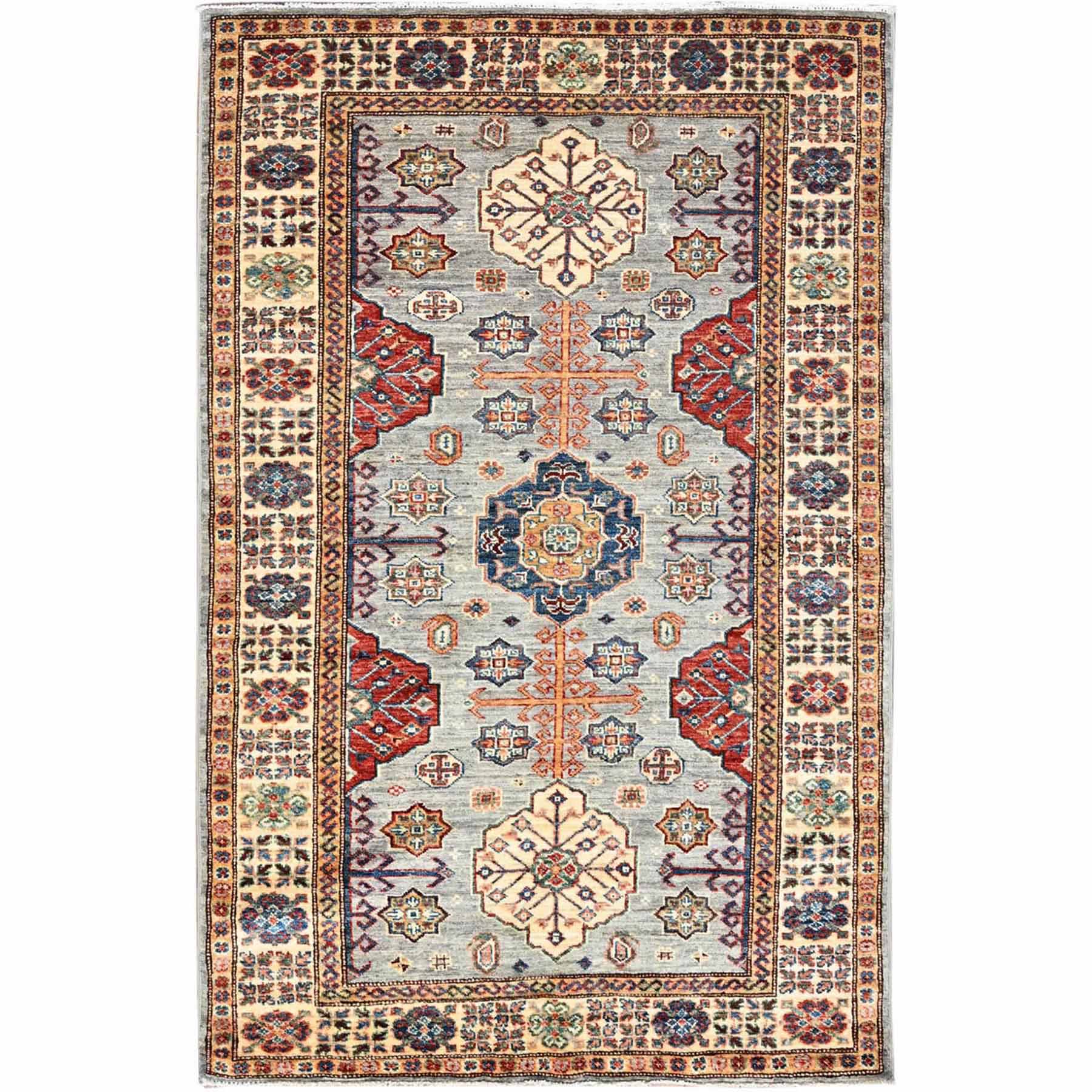 Kazak-Hand-Knotted-Rug-431600
