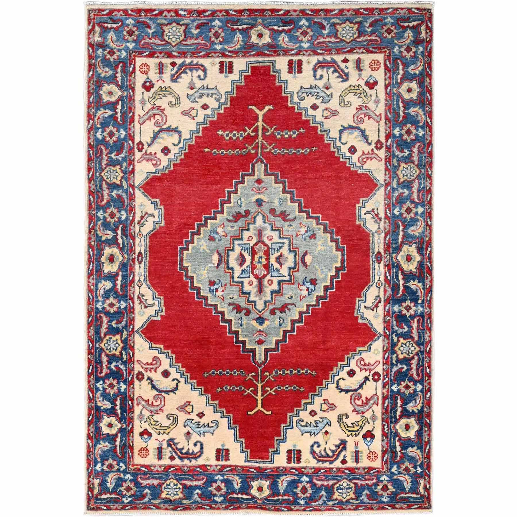 Kazak-Hand-Knotted-Rug-432175