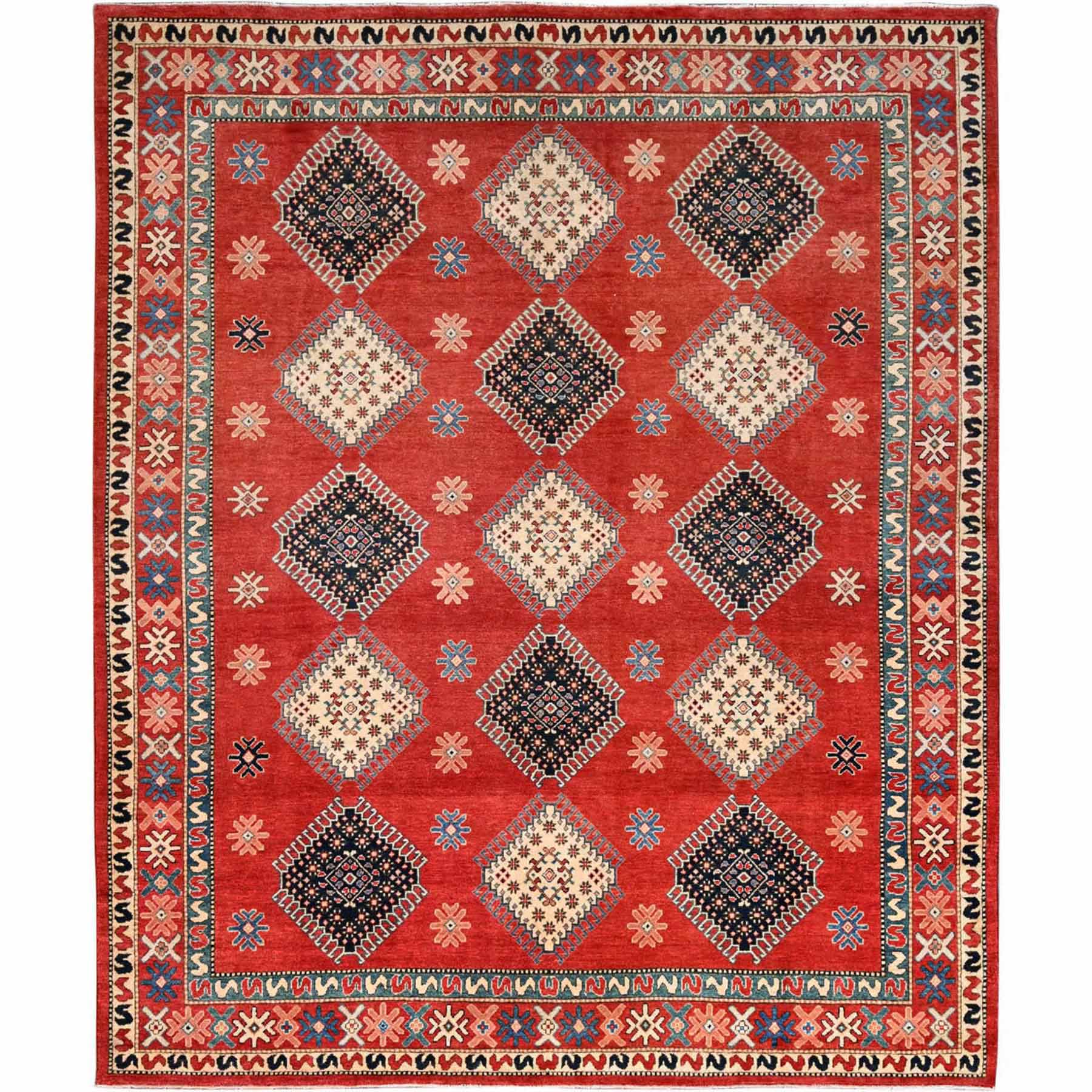 Kazak-Hand-Knotted-Rug-432390