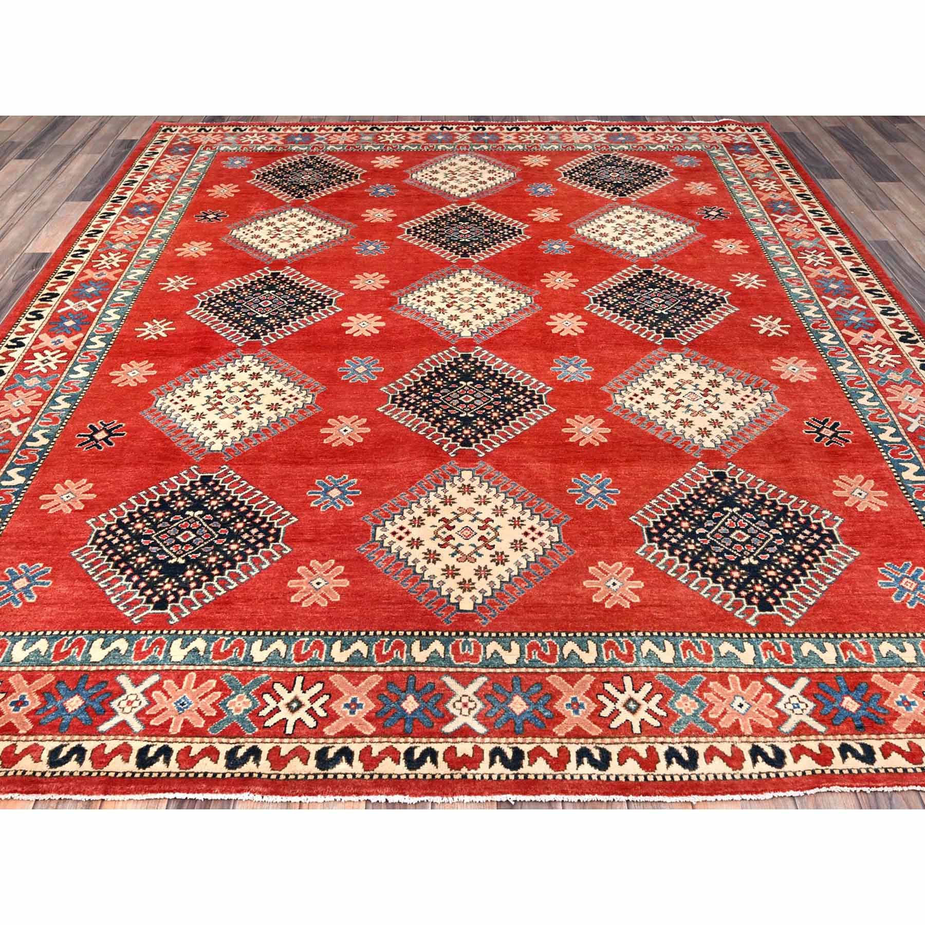 Kazak-Hand-Knotted-Rug-432390