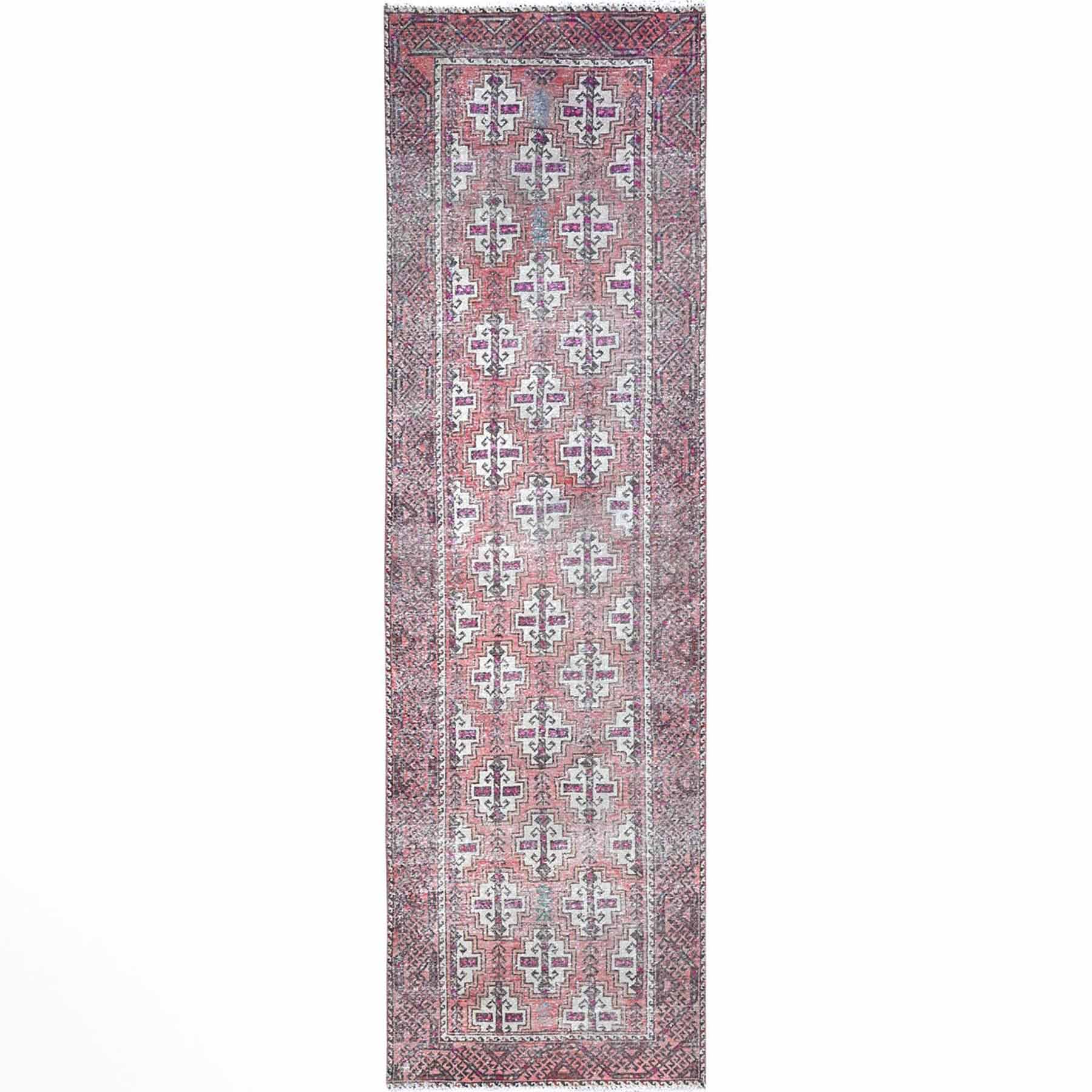 Overdyed-Vintage-Hand-Knotted-Rug-430035