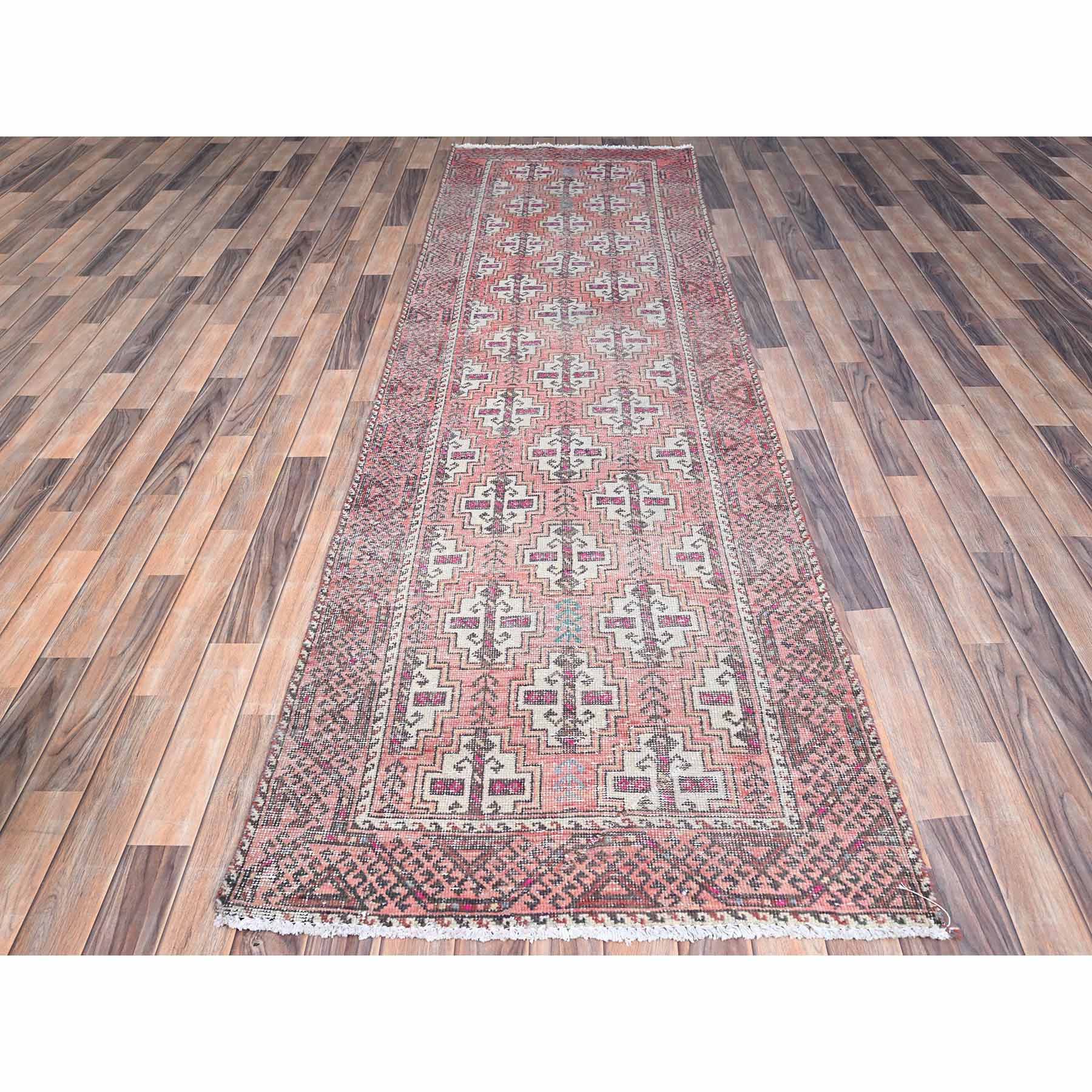 Overdyed-Vintage-Hand-Knotted-Rug-430035