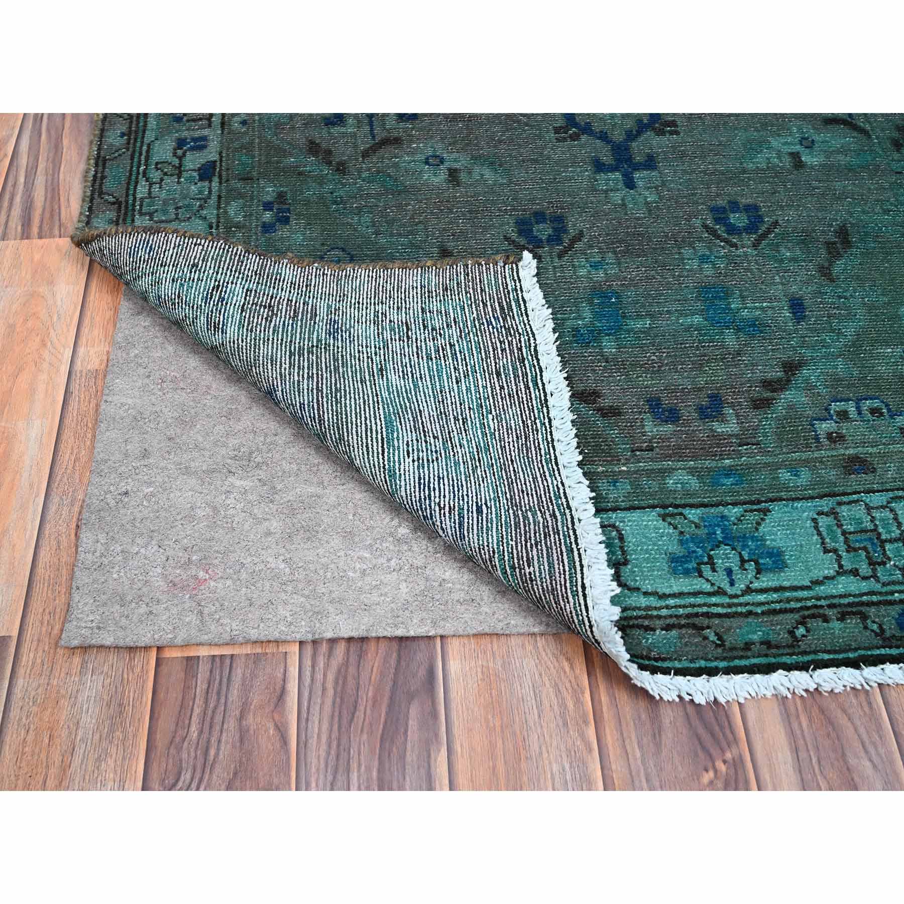 Overdyed-Vintage-Hand-Knotted-Rug-430040