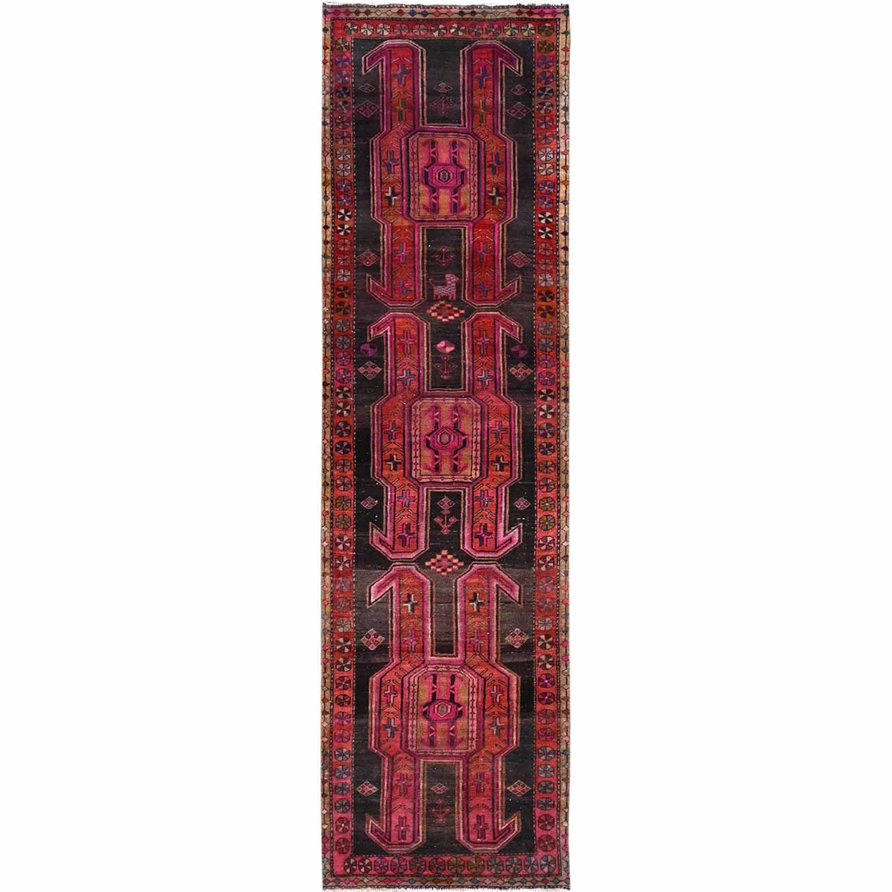 Overdyed-Vintage-Hand-Knotted-Rug-430055