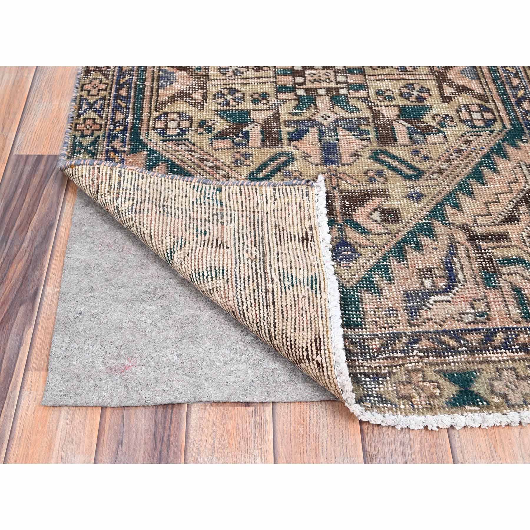 Overdyed-Vintage-Hand-Knotted-Rug-430060