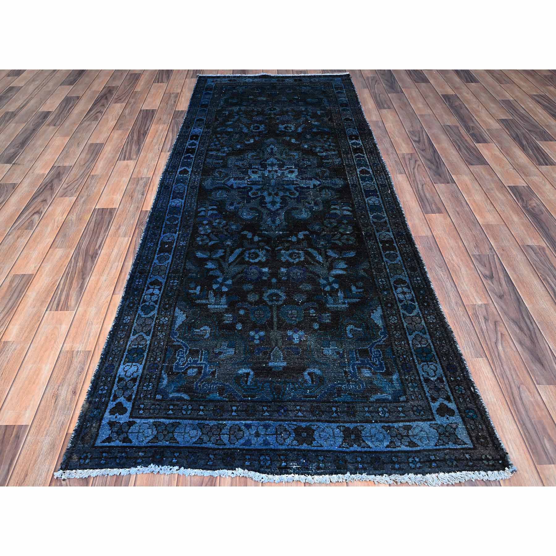 Overdyed-Vintage-Hand-Knotted-Rug-430065