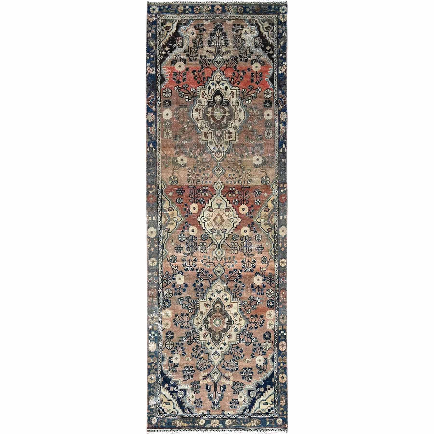 Overdyed-Vintage-Hand-Knotted-Rug-430085