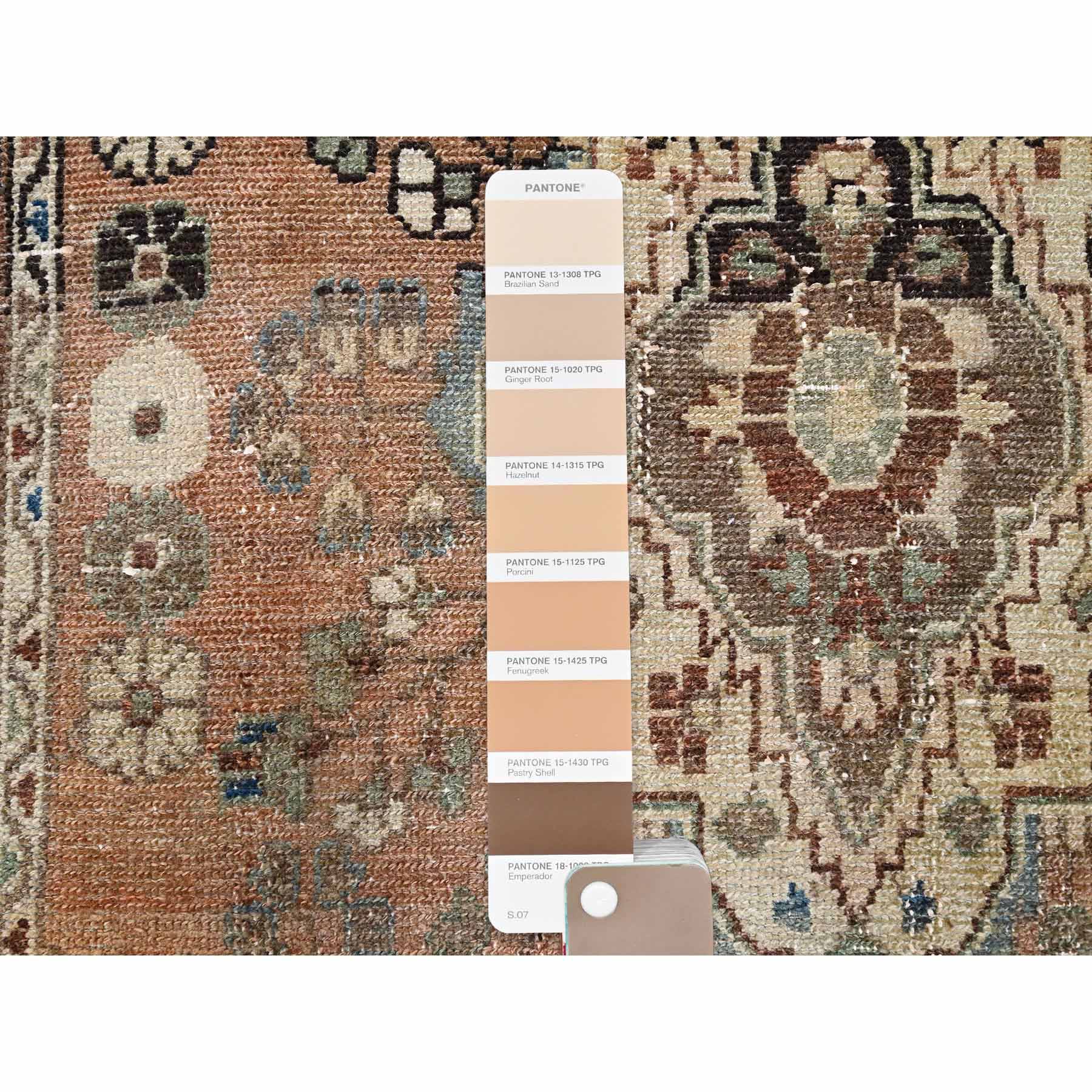 Overdyed-Vintage-Hand-Knotted-Rug-430085