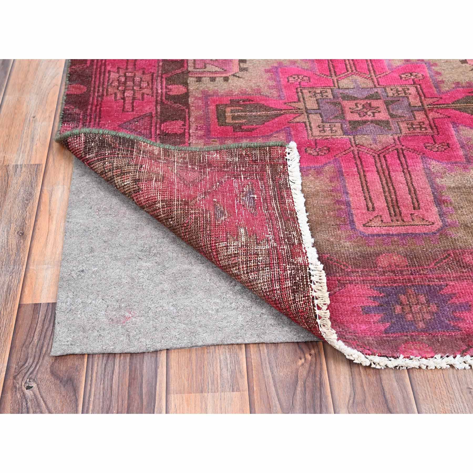 Overdyed-Vintage-Hand-Knotted-Rug-430090