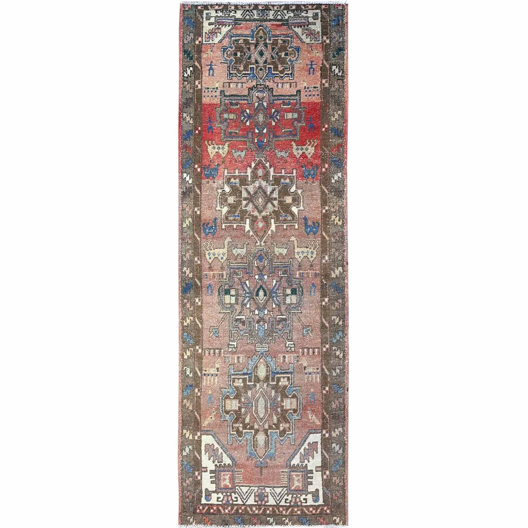 Overdyed-Vintage-Hand-Knotted-Rug-430115