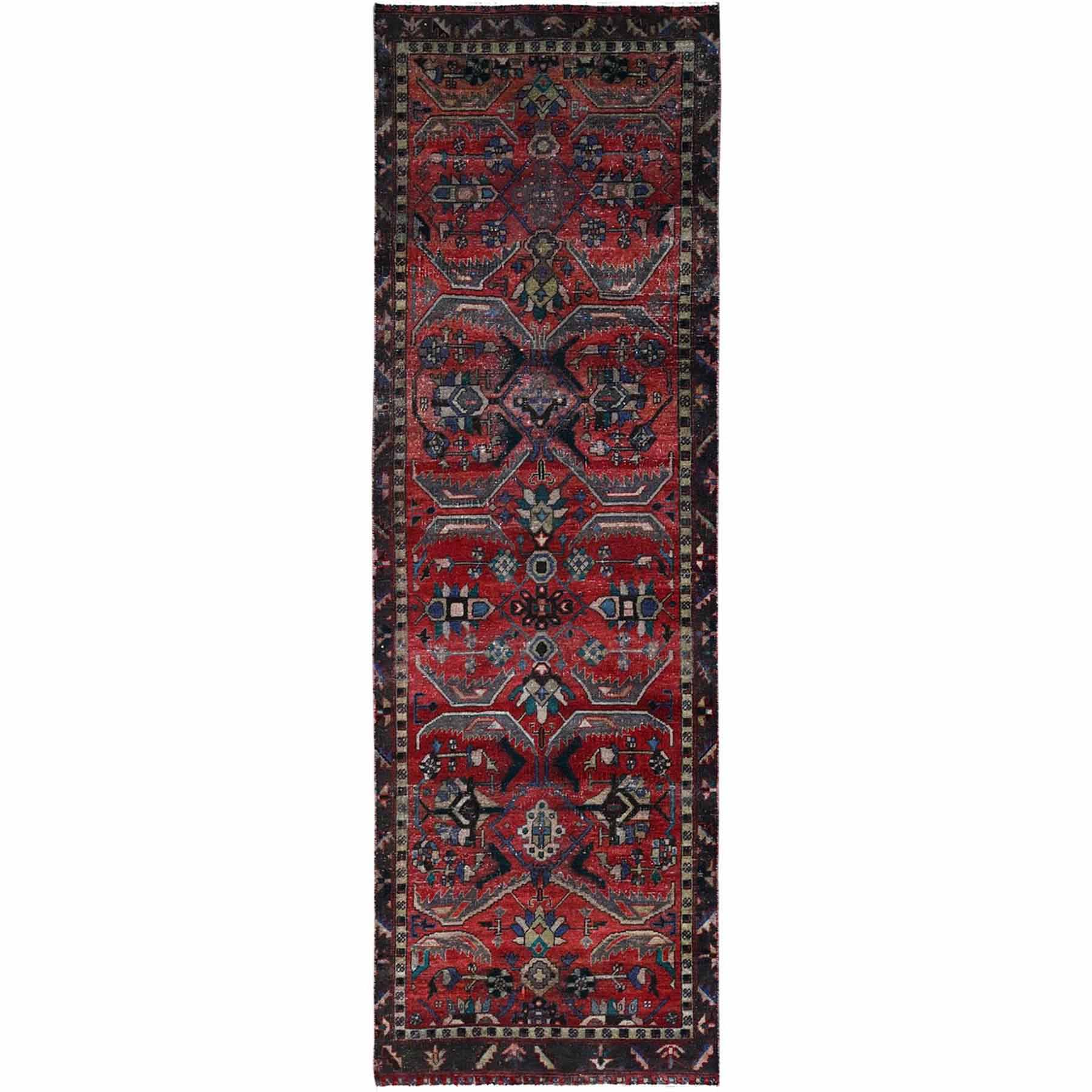 Overdyed-Vintage-Hand-Knotted-Rug-430120