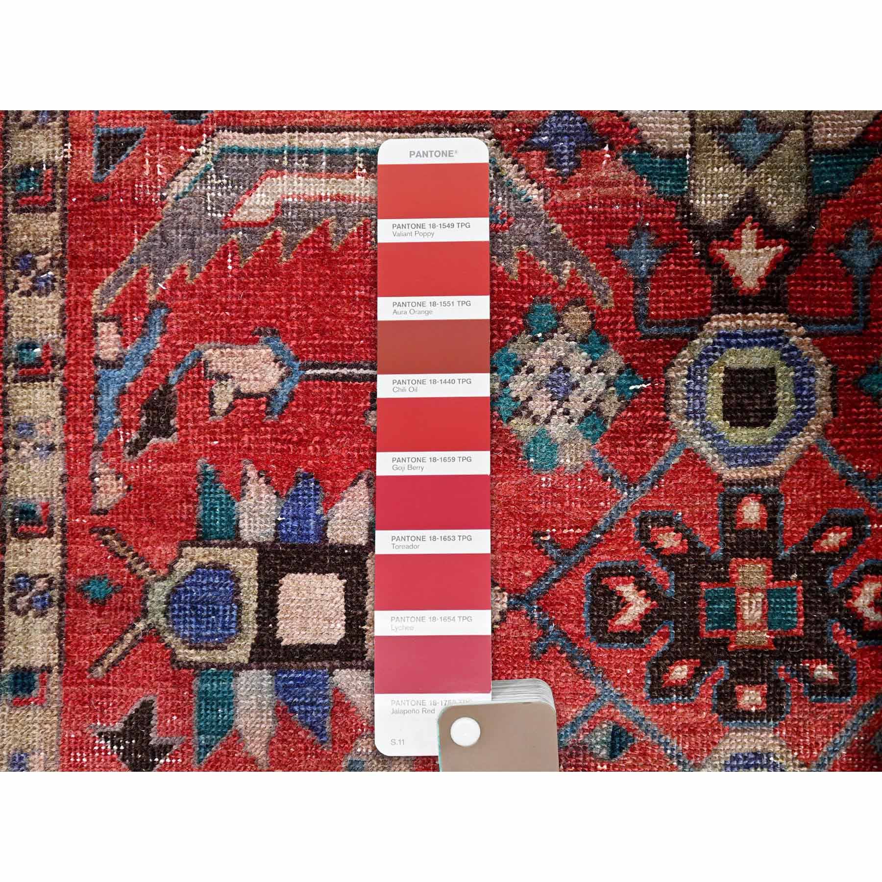 Overdyed-Vintage-Hand-Knotted-Rug-430120