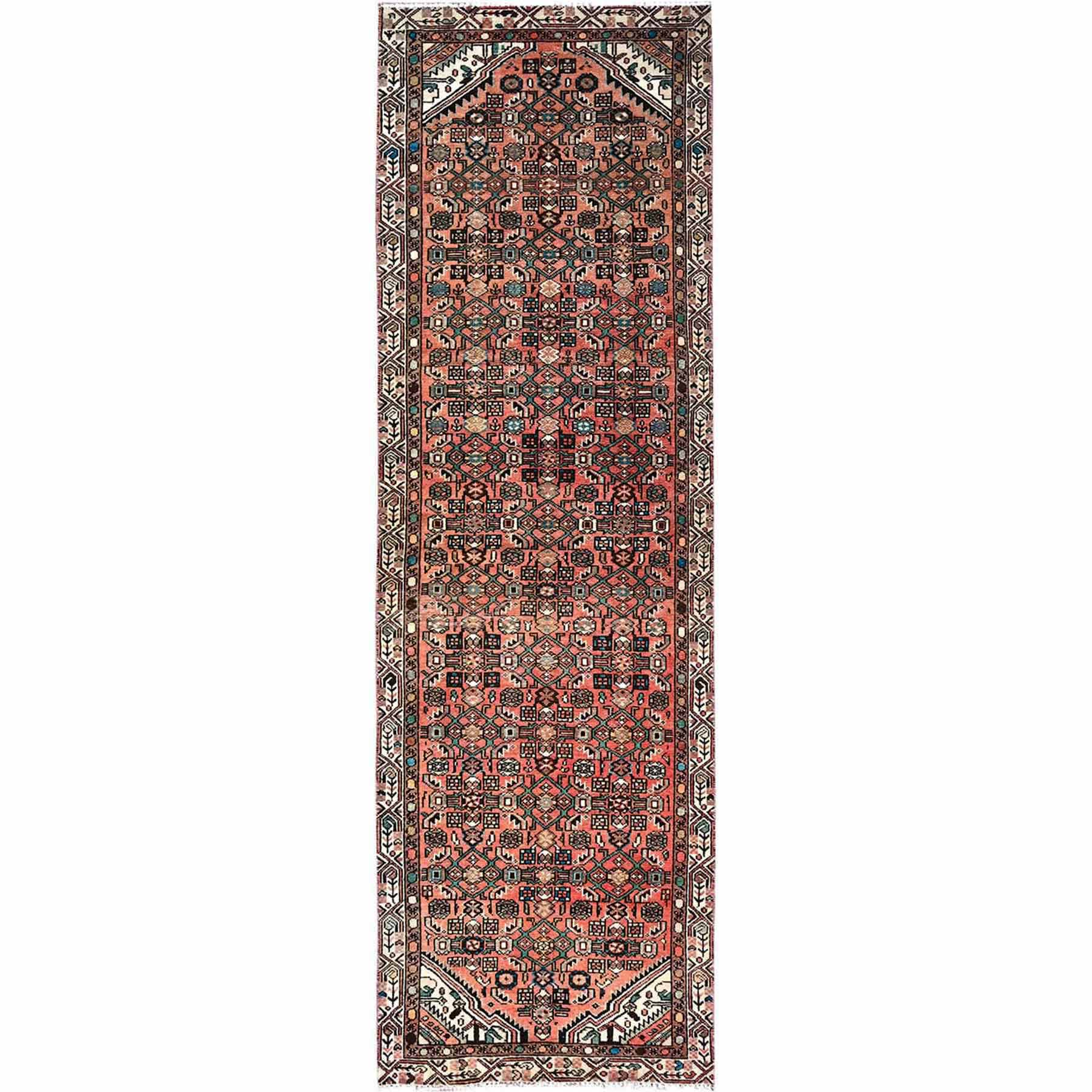 Overdyed-Vintage-Hand-Knotted-Rug-430165
