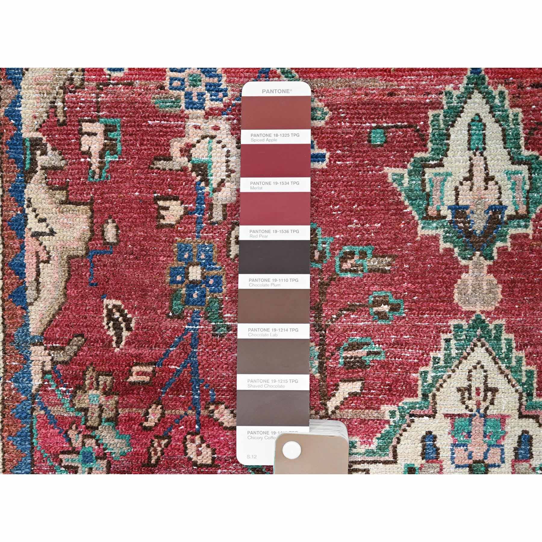 Overdyed-Vintage-Hand-Knotted-Rug-430195