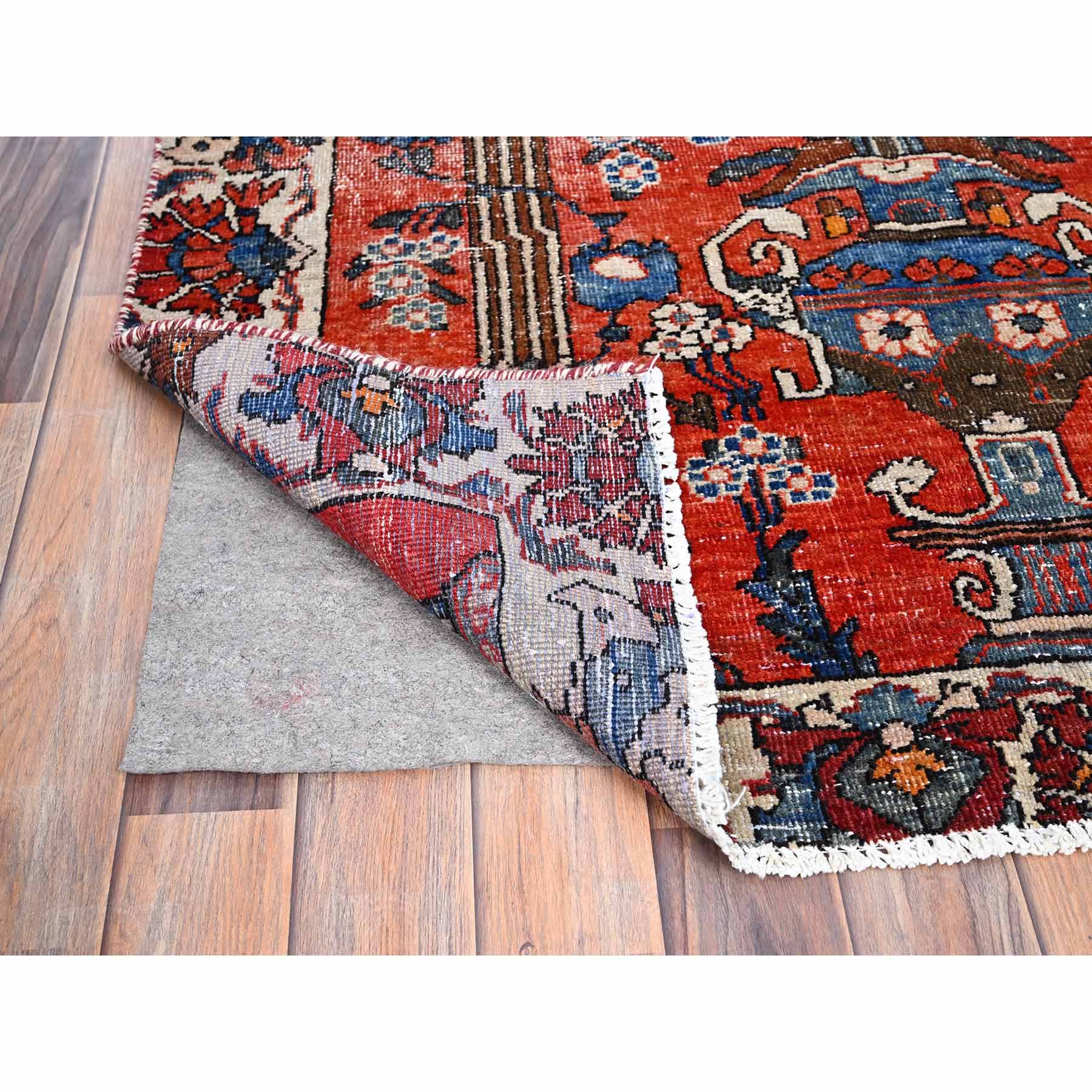 Overdyed-Vintage-Hand-Knotted-Rug-430270