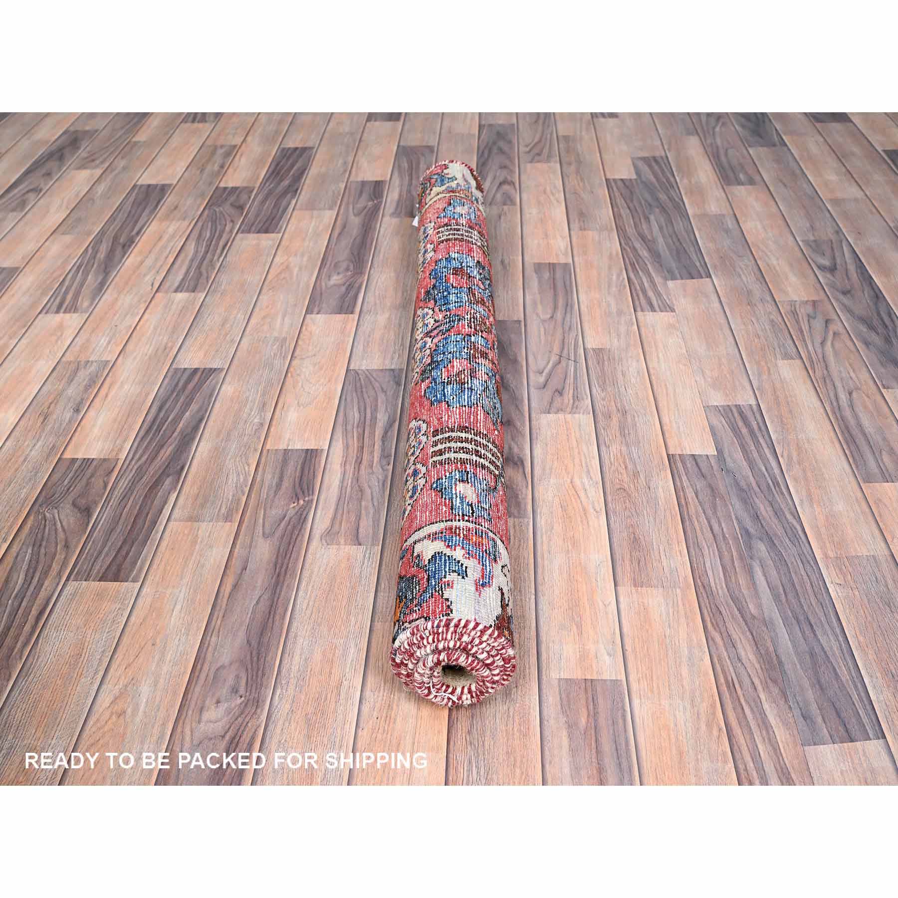 Overdyed-Vintage-Hand-Knotted-Rug-430270
