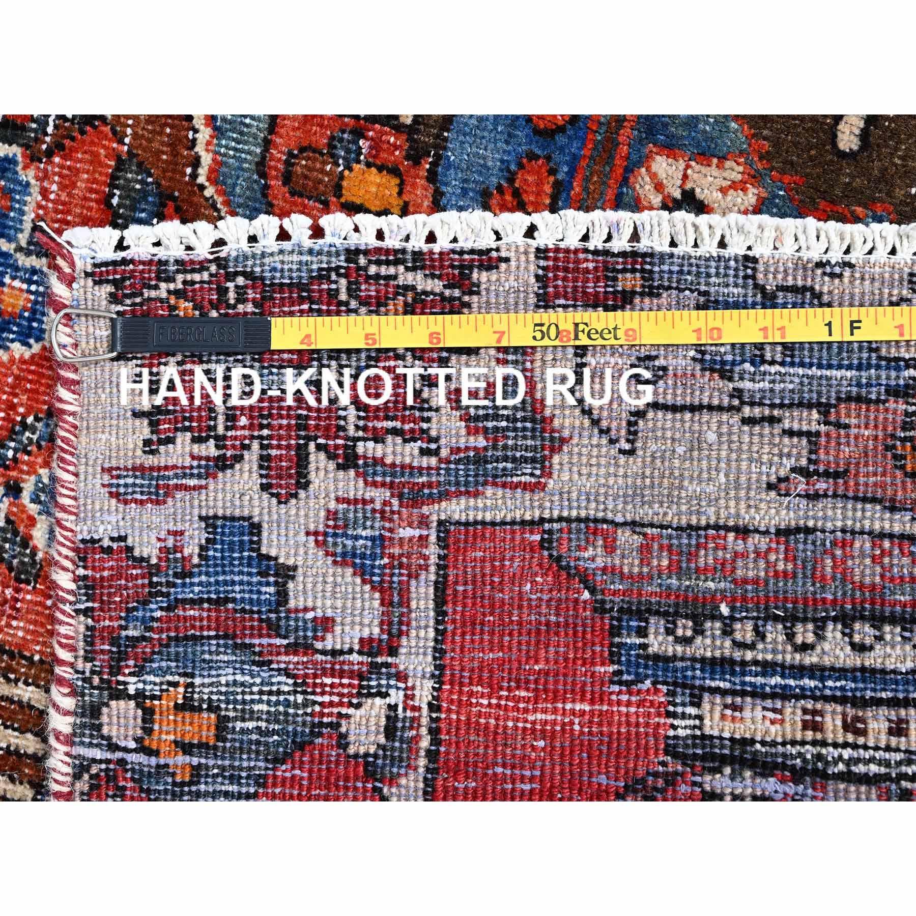 Overdyed-Vintage-Hand-Knotted-Rug-430270