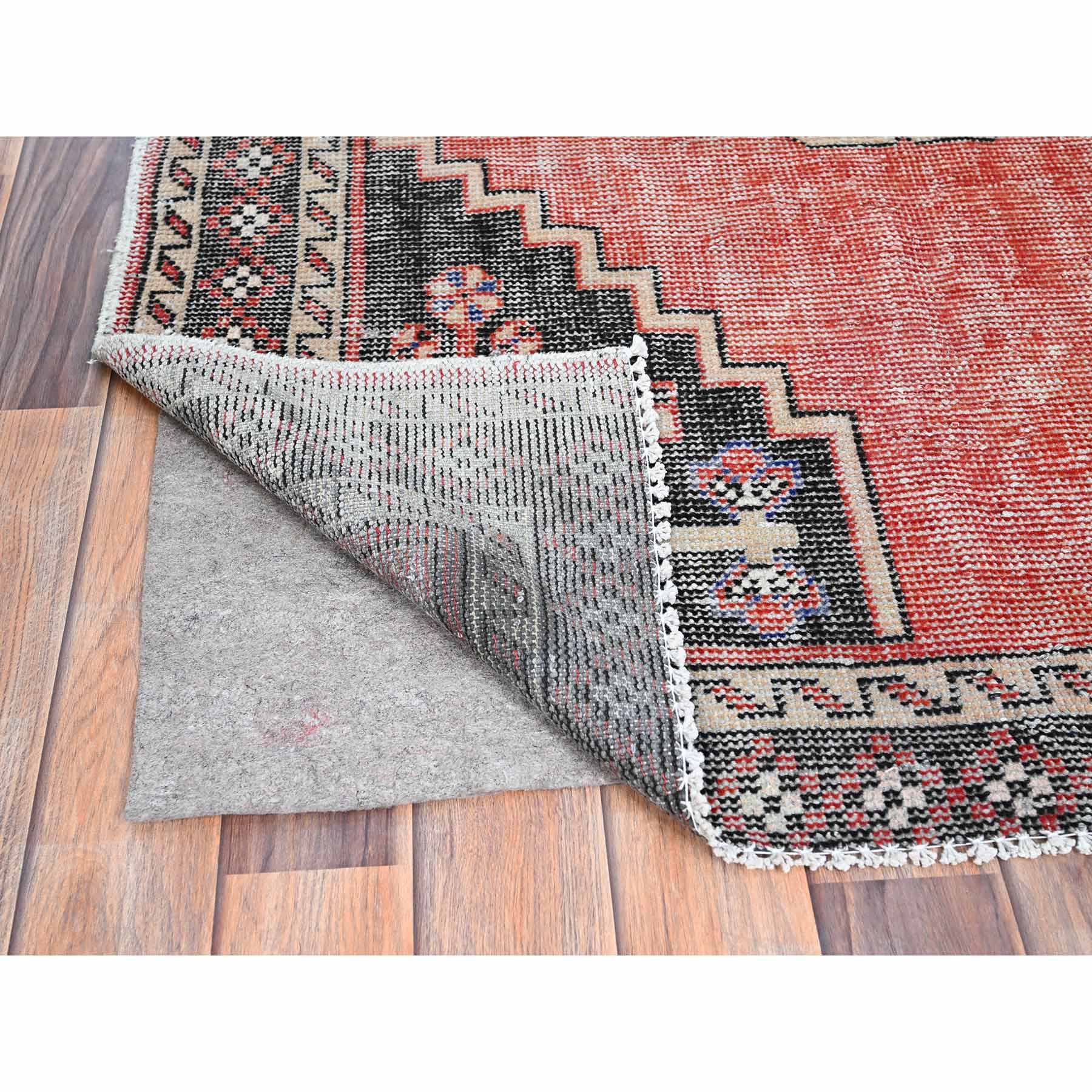 Overdyed-Vintage-Hand-Knotted-Rug-430275