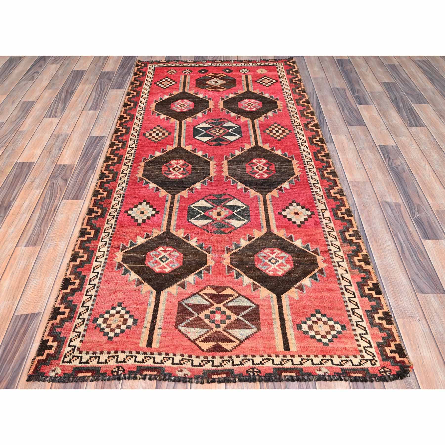 Overdyed-Vintage-Hand-Knotted-Rug-430310