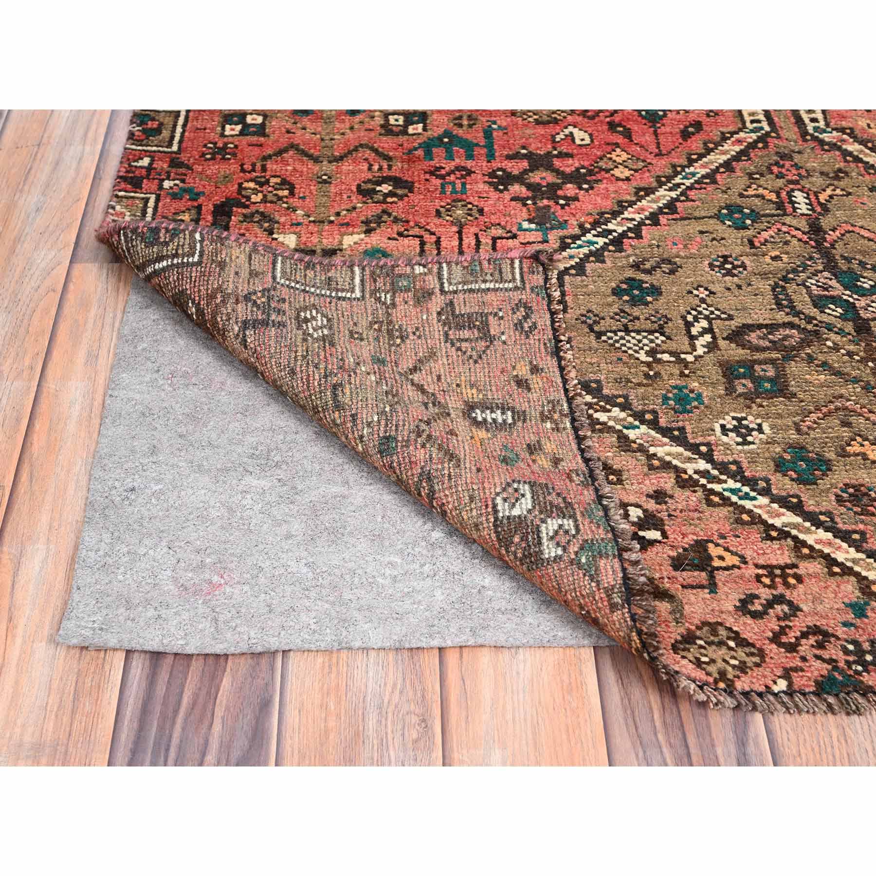 Overdyed-Vintage-Hand-Knotted-Rug-430335