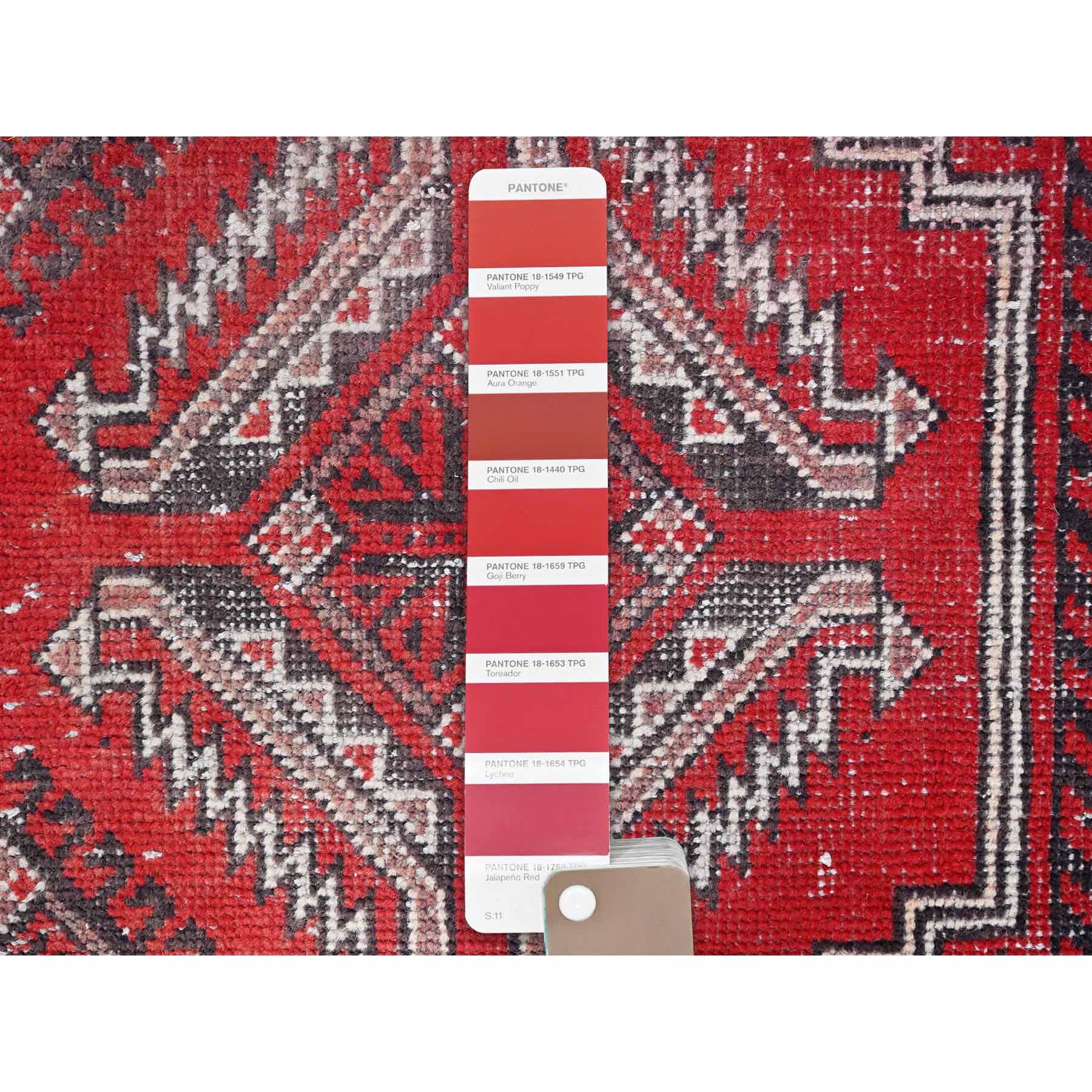 Overdyed-Vintage-Hand-Knotted-Rug-430340