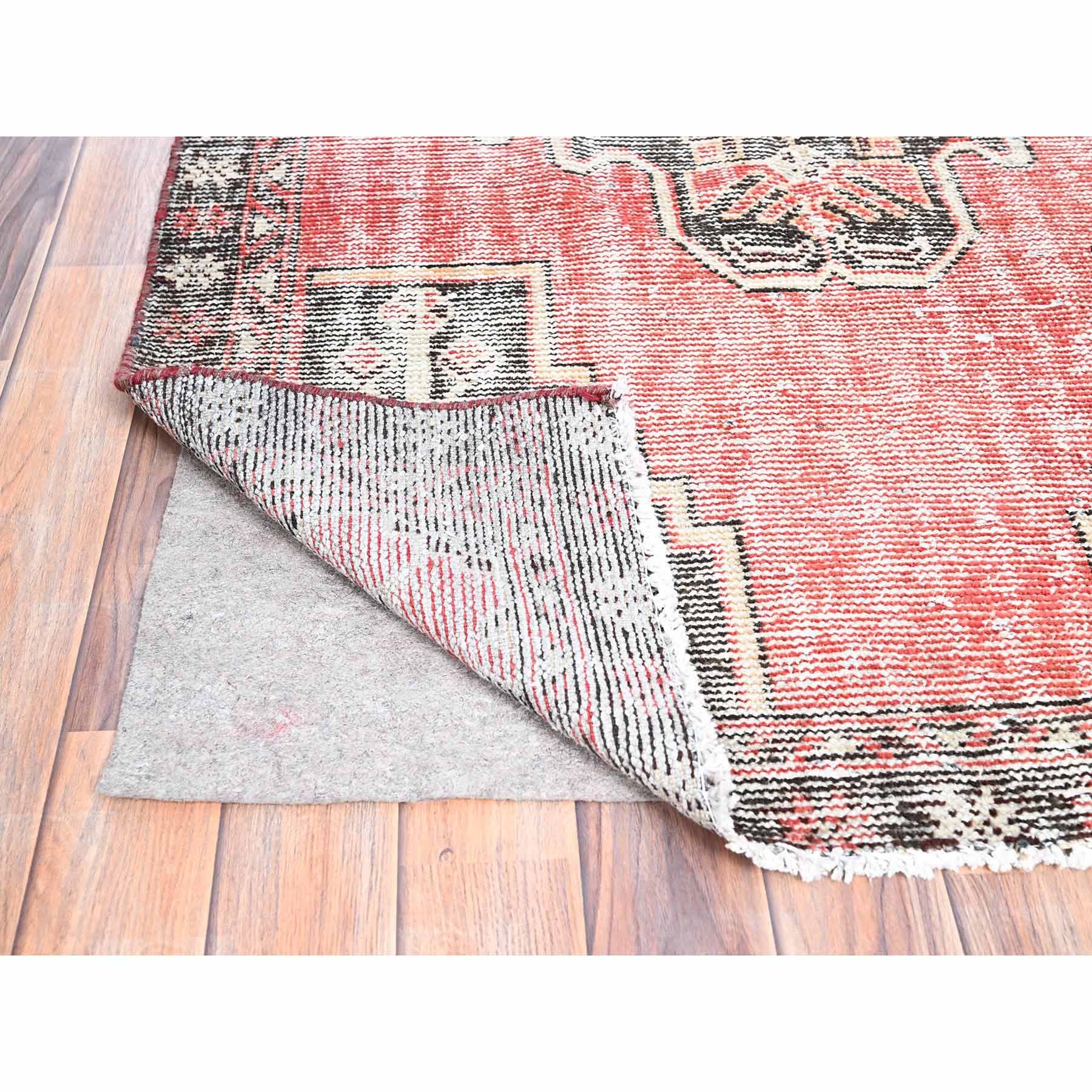 Overdyed-Vintage-Hand-Knotted-Rug-430350