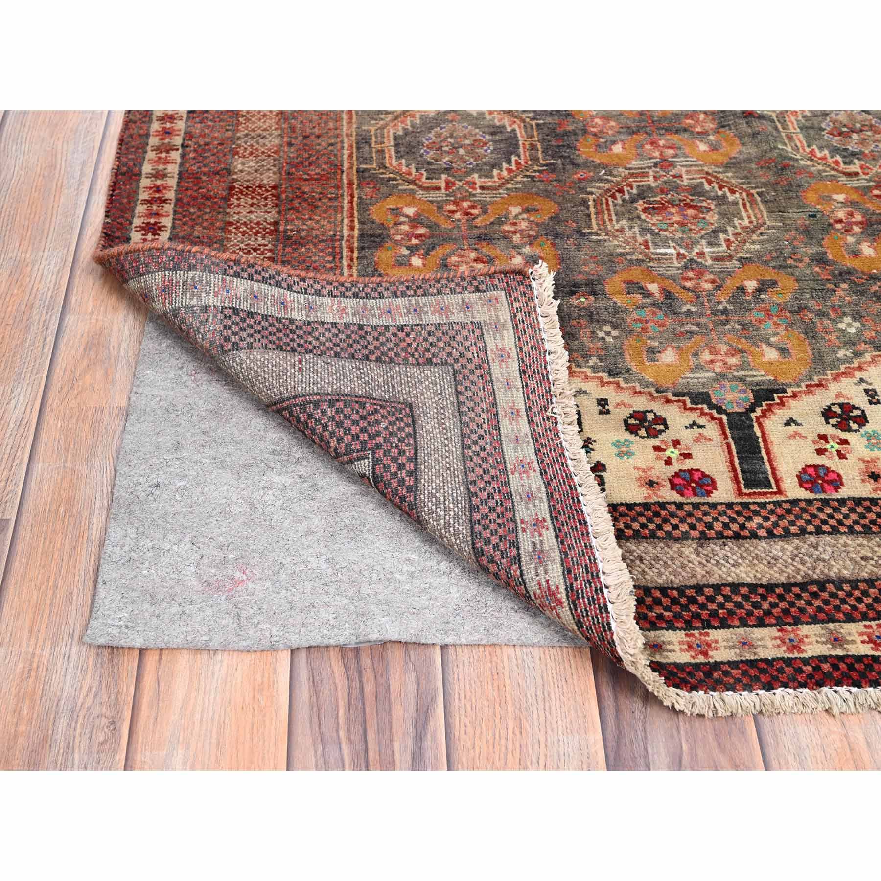 Overdyed-Vintage-Hand-Knotted-Rug-430355