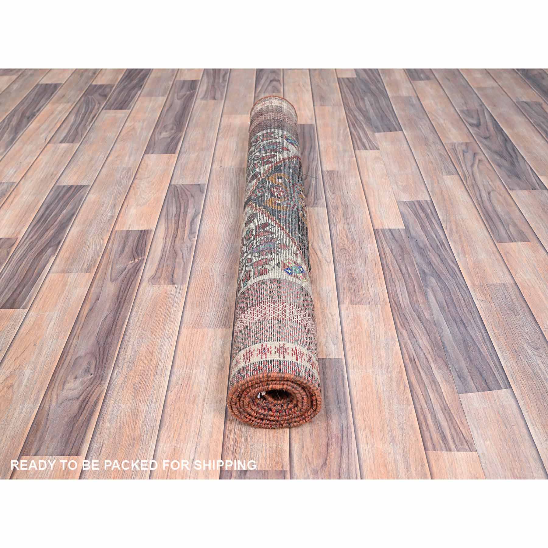 Overdyed-Vintage-Hand-Knotted-Rug-430355