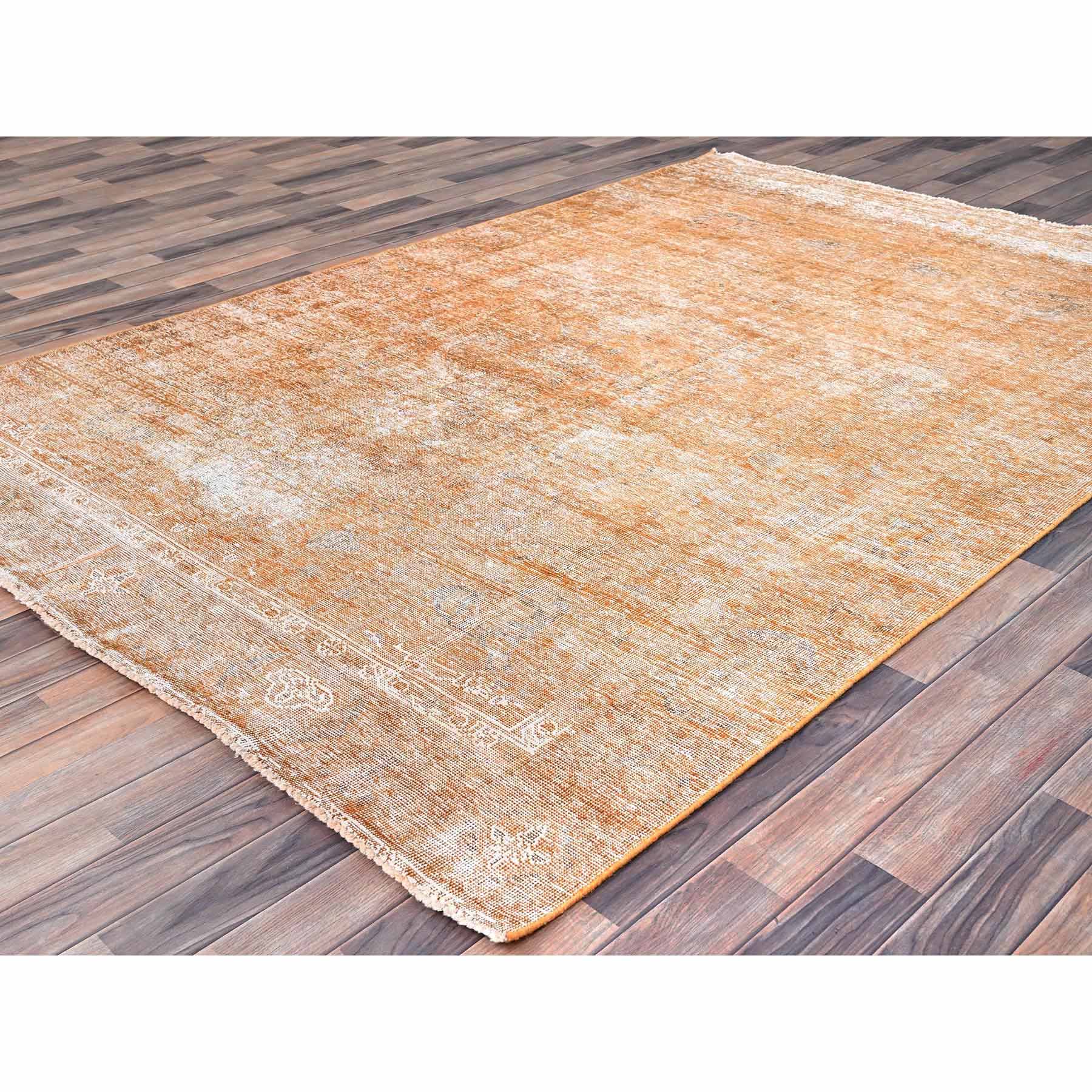 Overdyed-Vintage-Hand-Knotted-Rug-430460