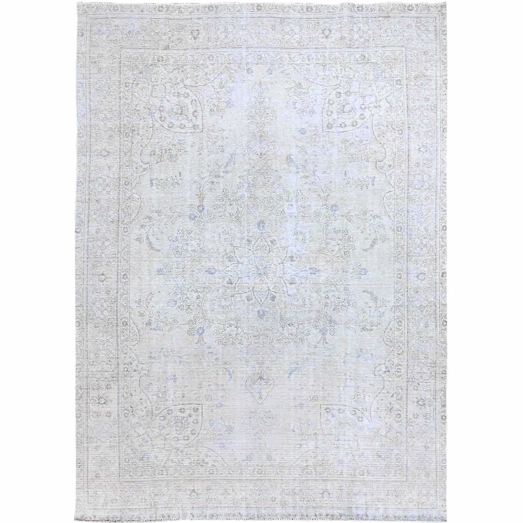 Overdyed-Vintage-Hand-Knotted-Rug-430465