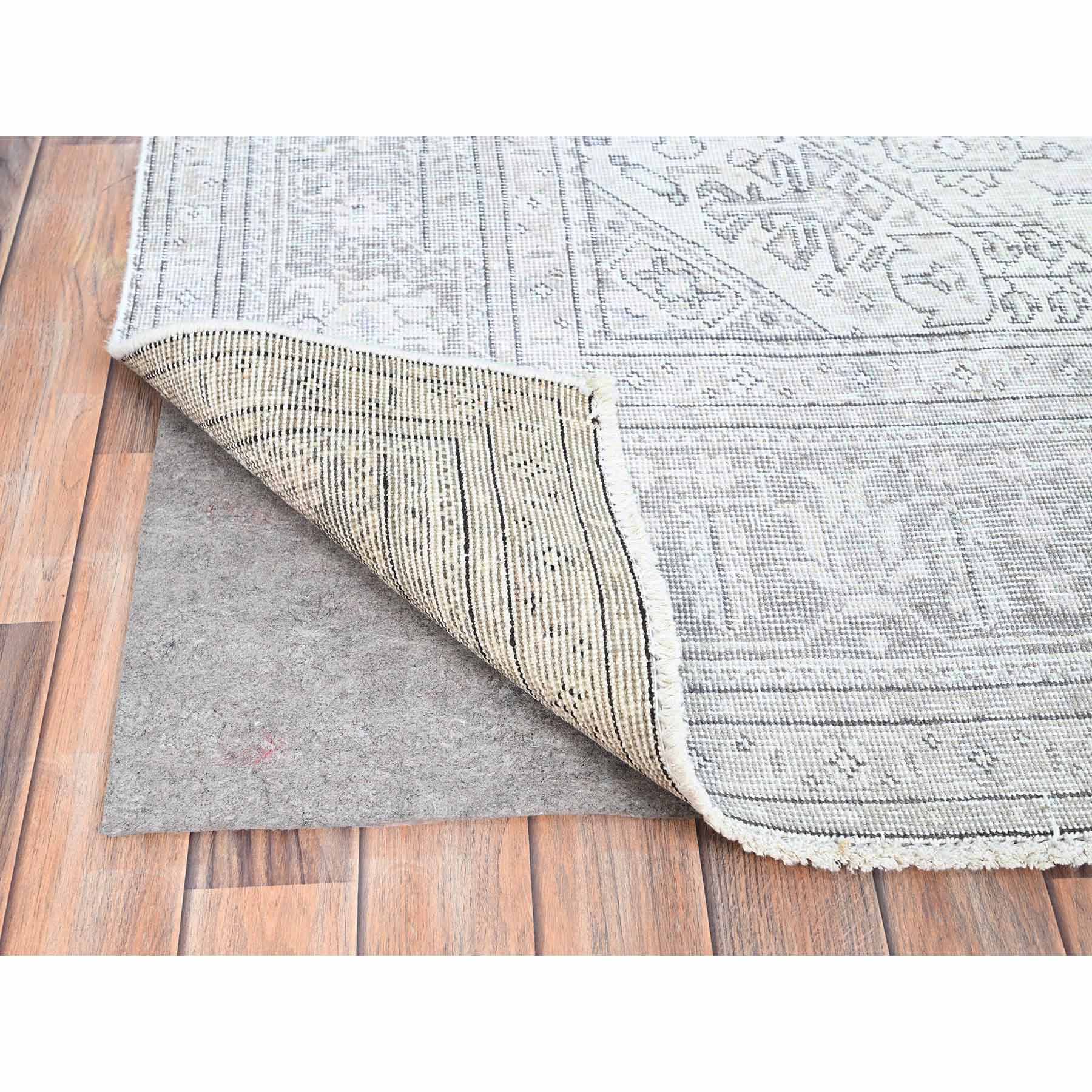 Overdyed-Vintage-Hand-Knotted-Rug-430470