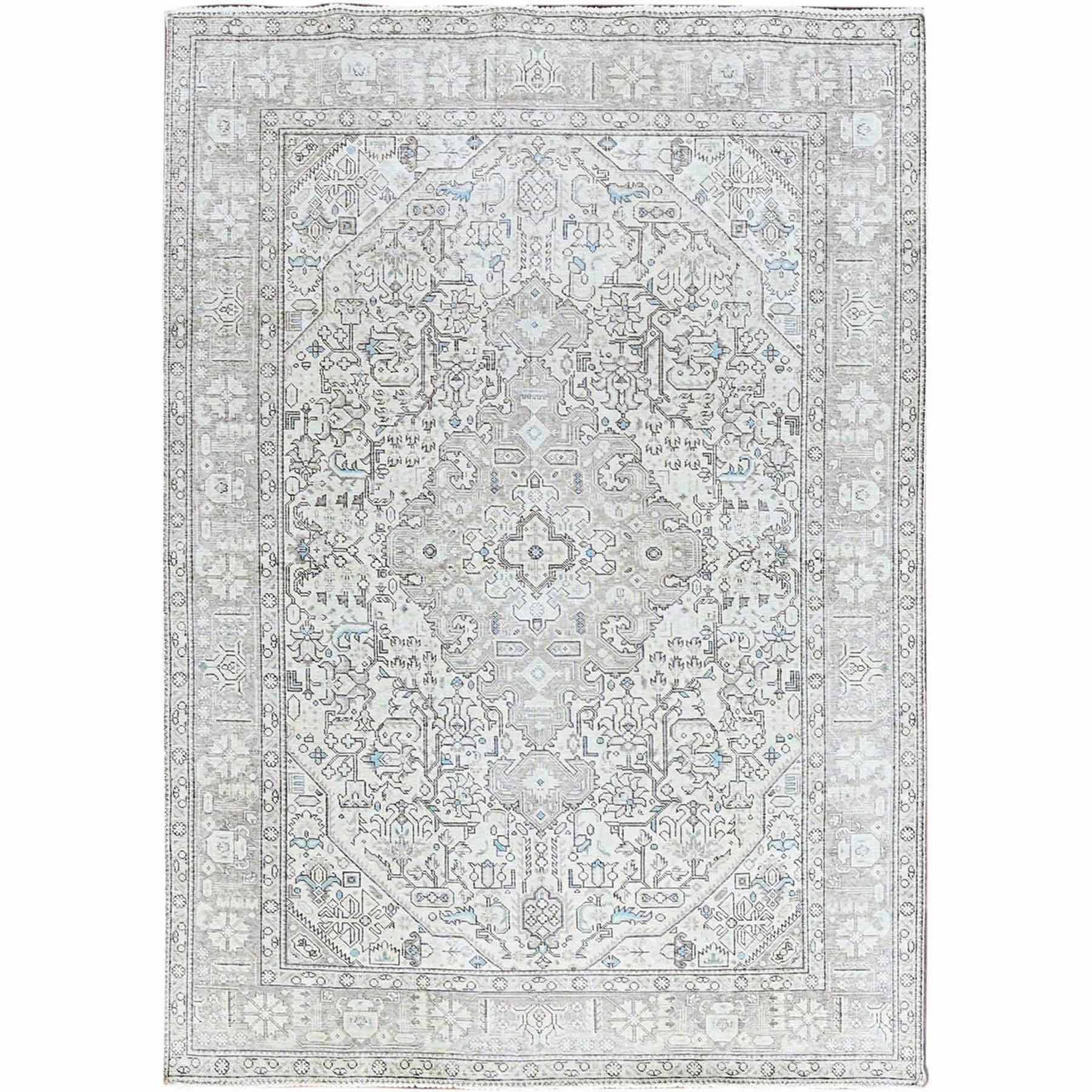 Overdyed-Vintage-Hand-Knotted-Rug-430475