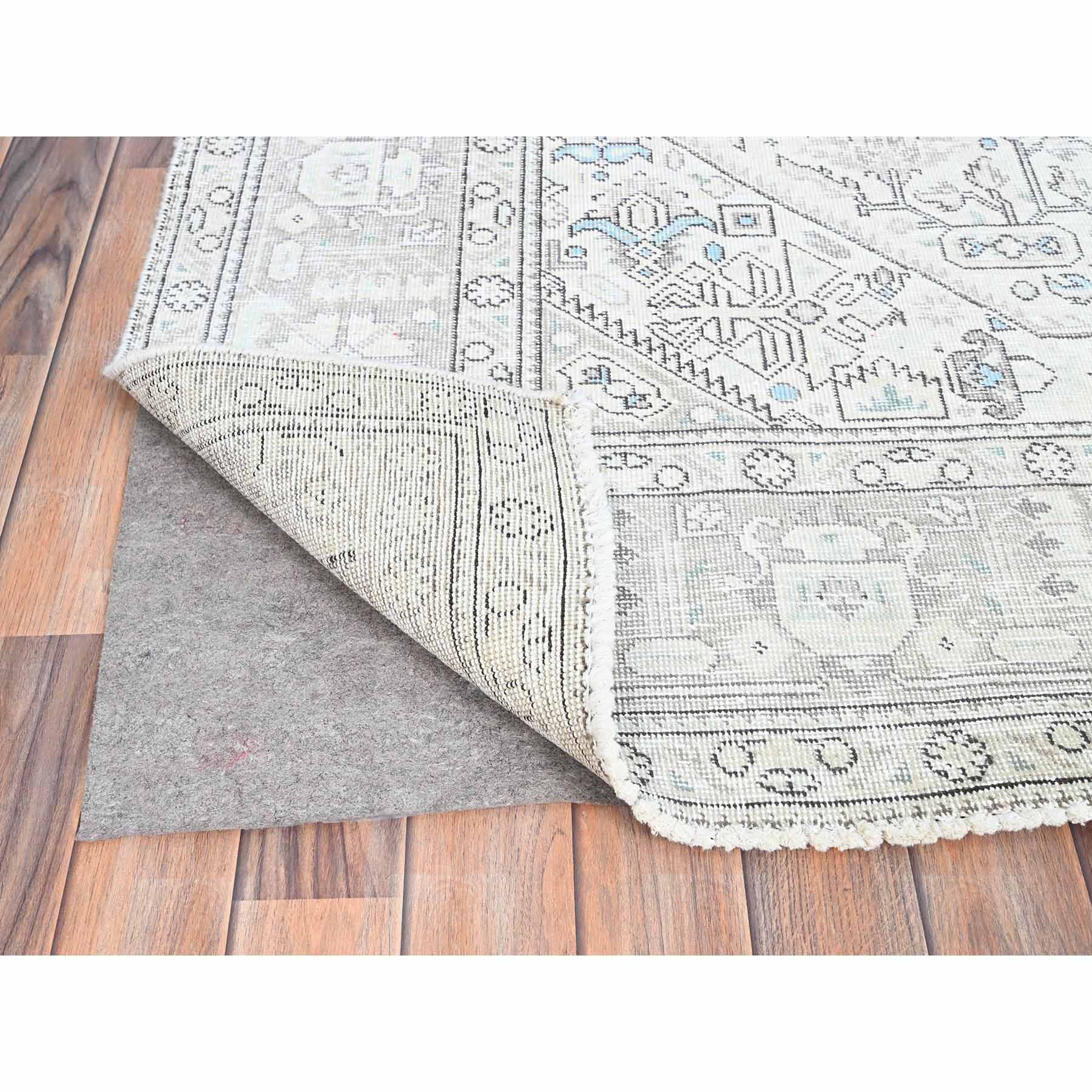 Overdyed-Vintage-Hand-Knotted-Rug-430475