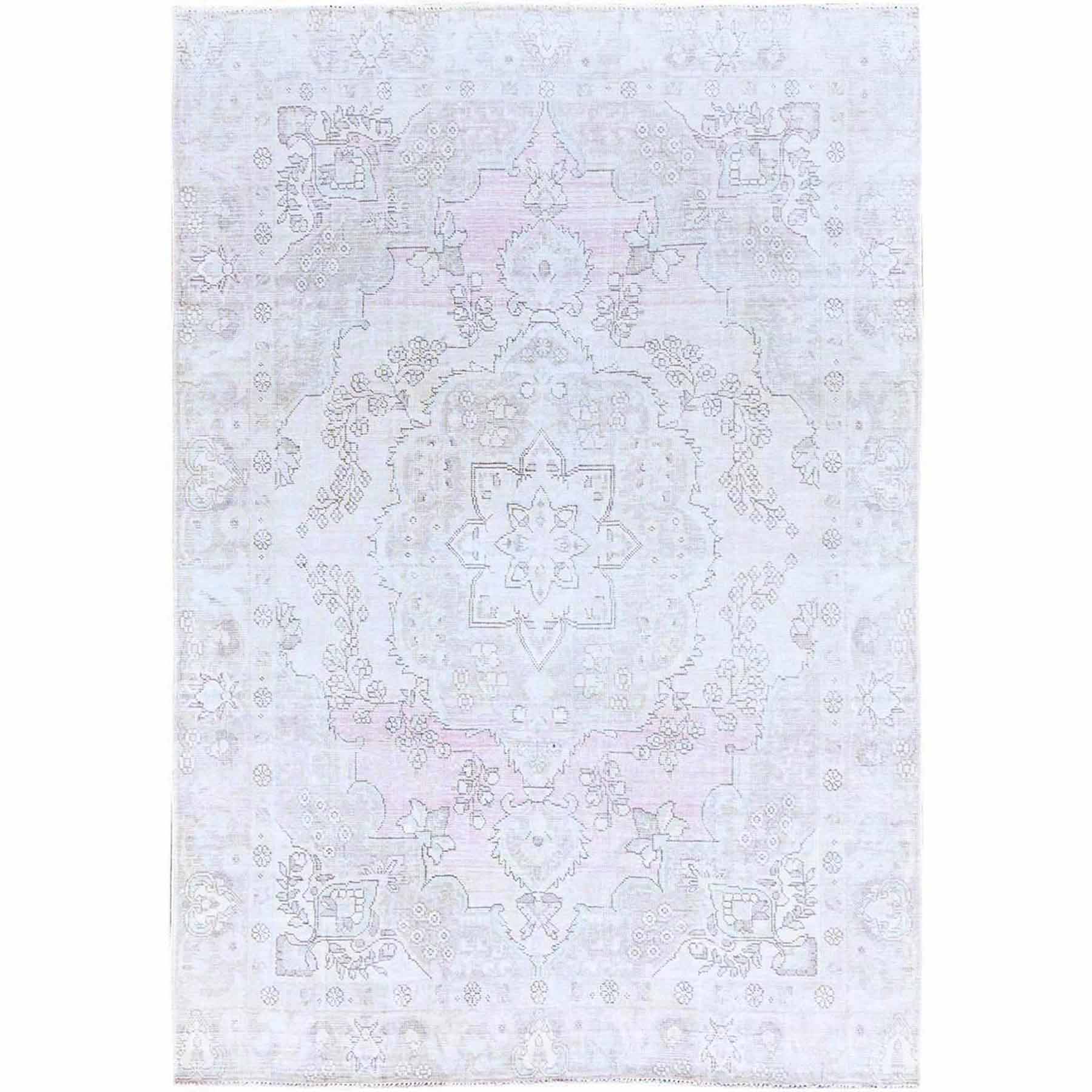 Overdyed-Vintage-Hand-Knotted-Rug-430485
