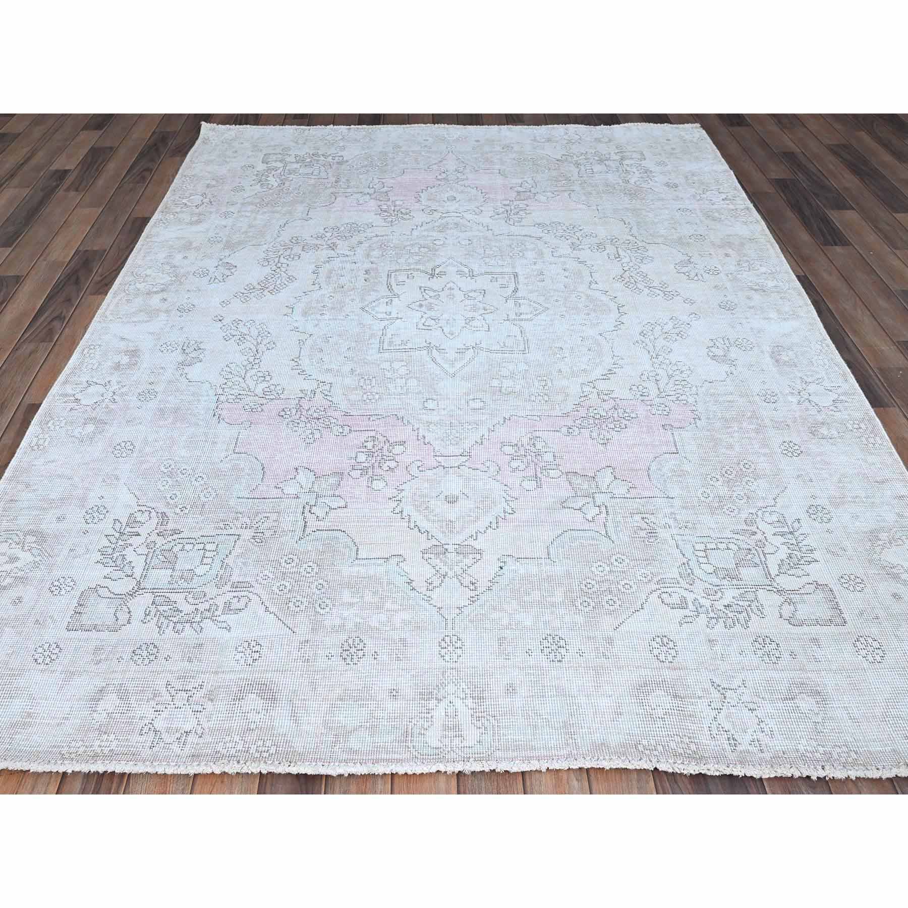 Overdyed-Vintage-Hand-Knotted-Rug-430485